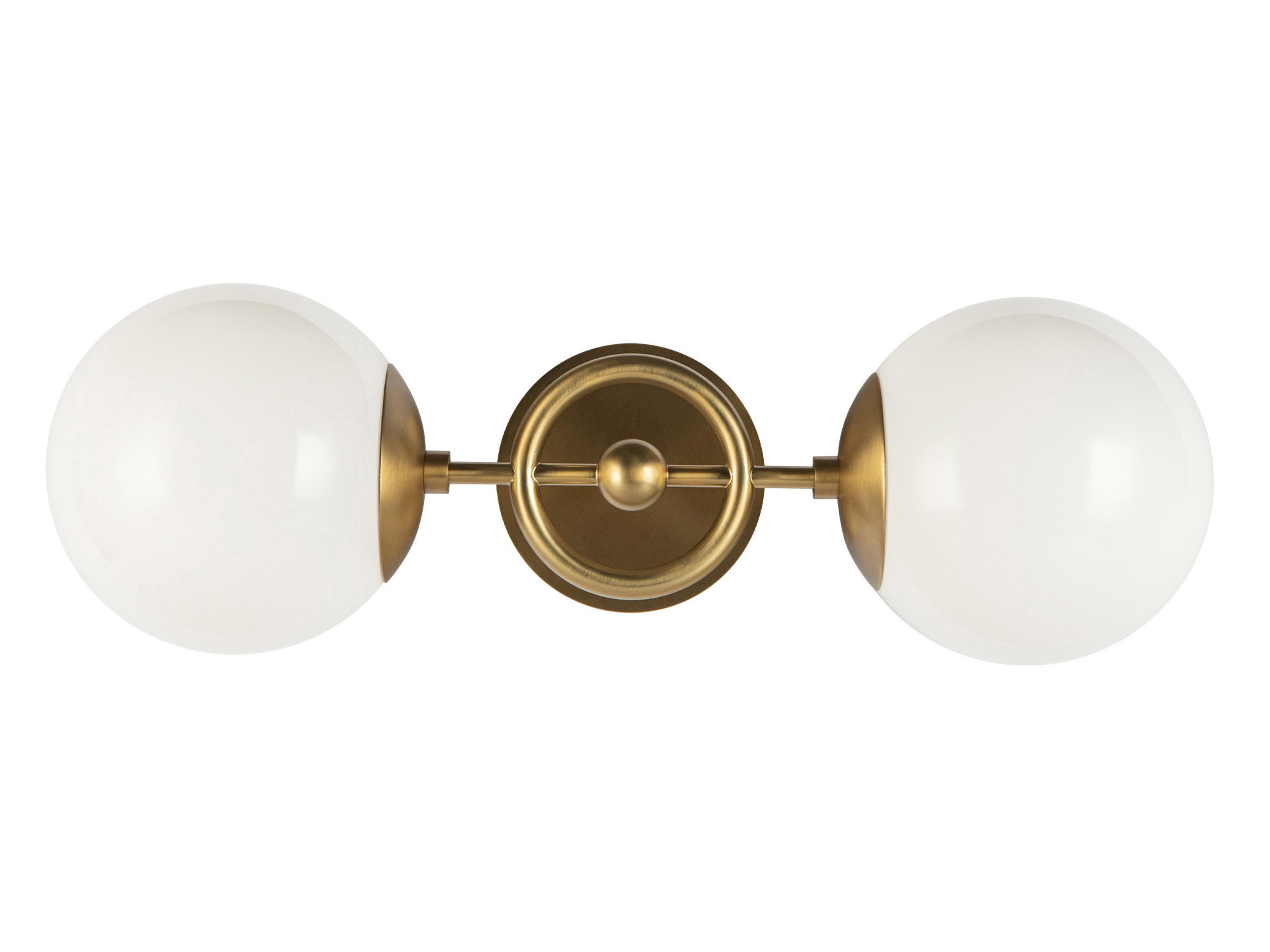 Alora Mood Fiore 2-Light Brushed Gold Vanity Light