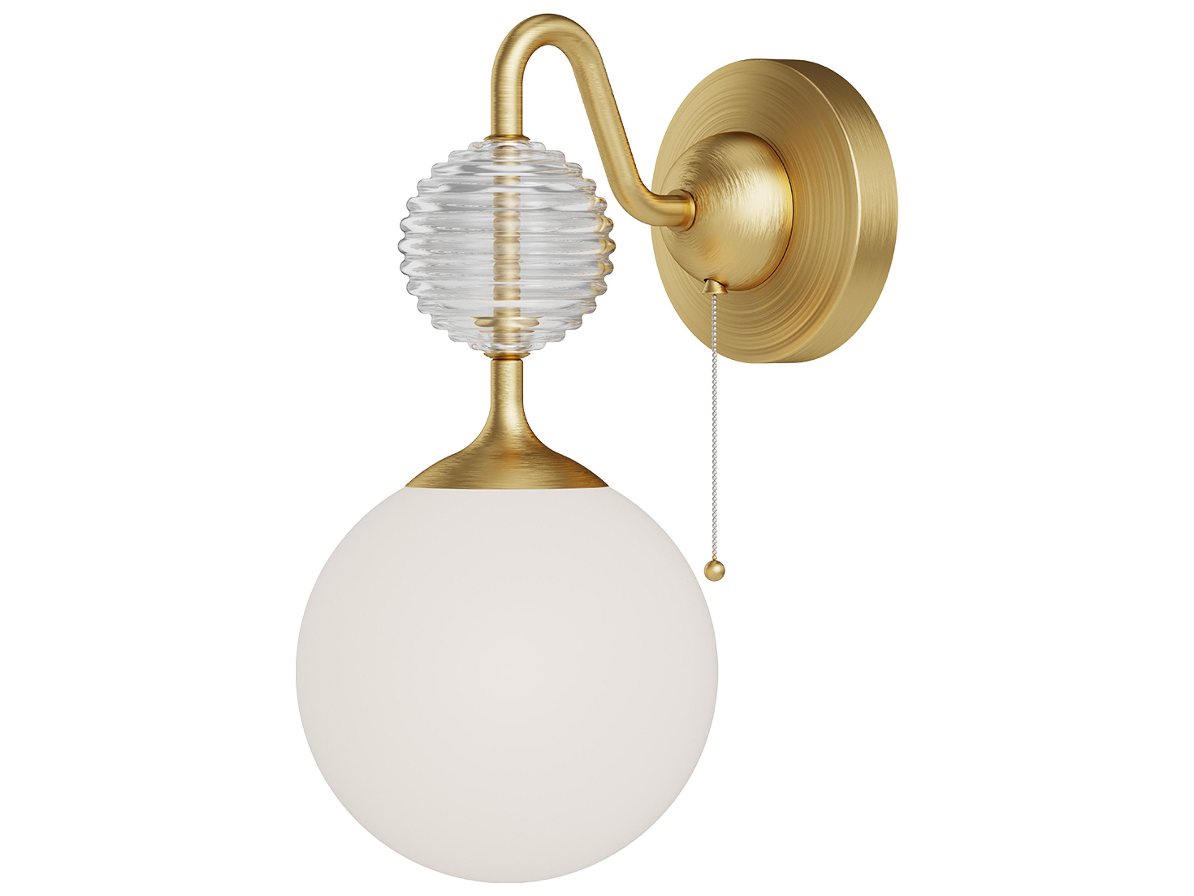 Celia Wall Sconce in Brushed Gold Elegant Lighting