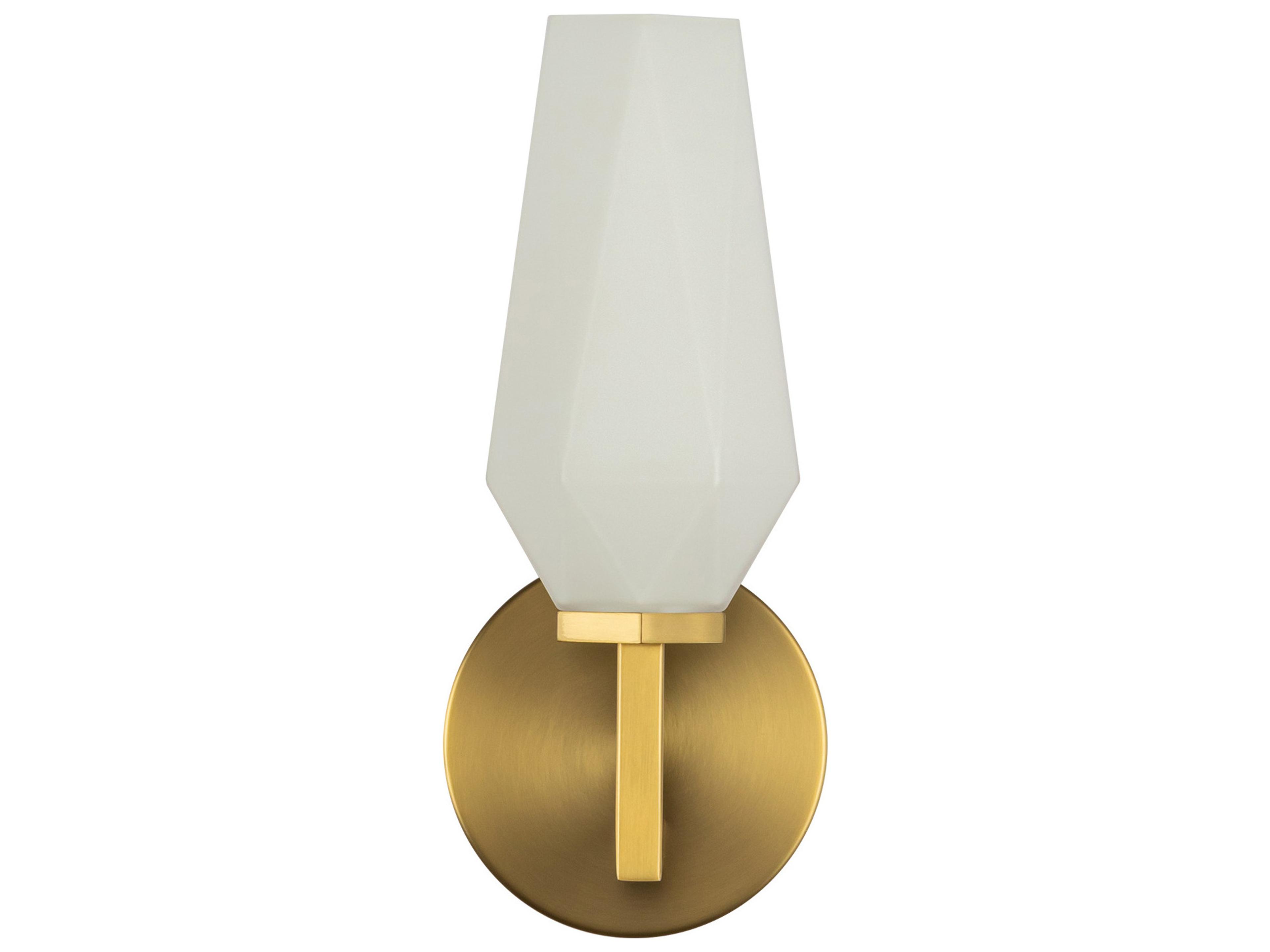 Alora Mood Krysta 1-Light Brushed Gold Wall Sconce