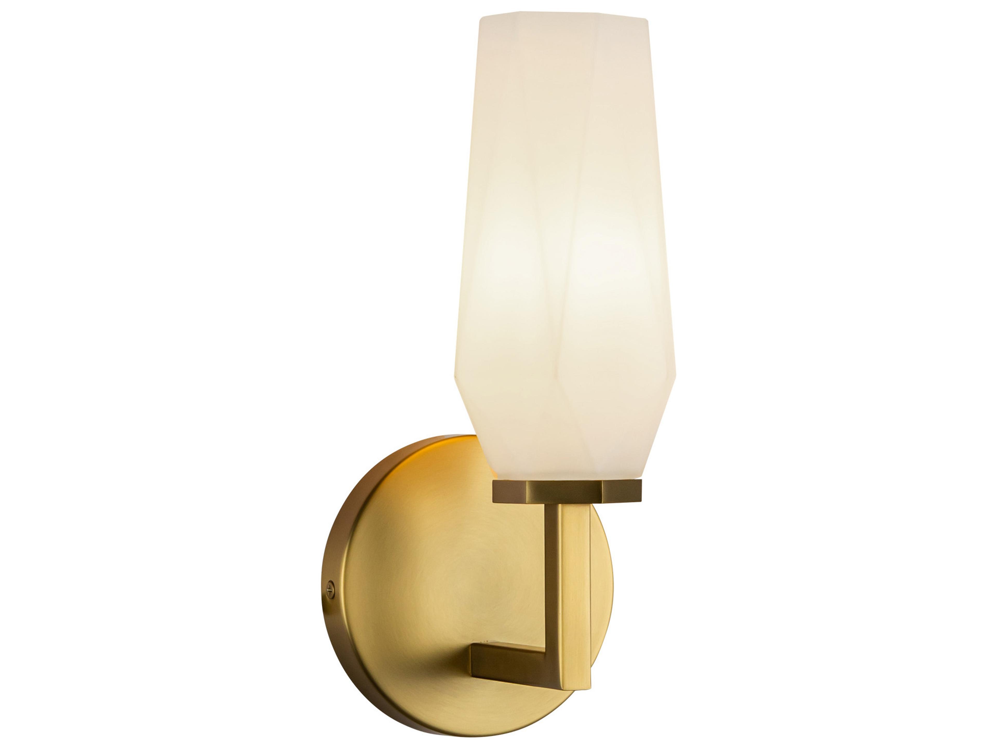 Alora Mood Krysta 1-Light Brushed Gold Wall Sconce