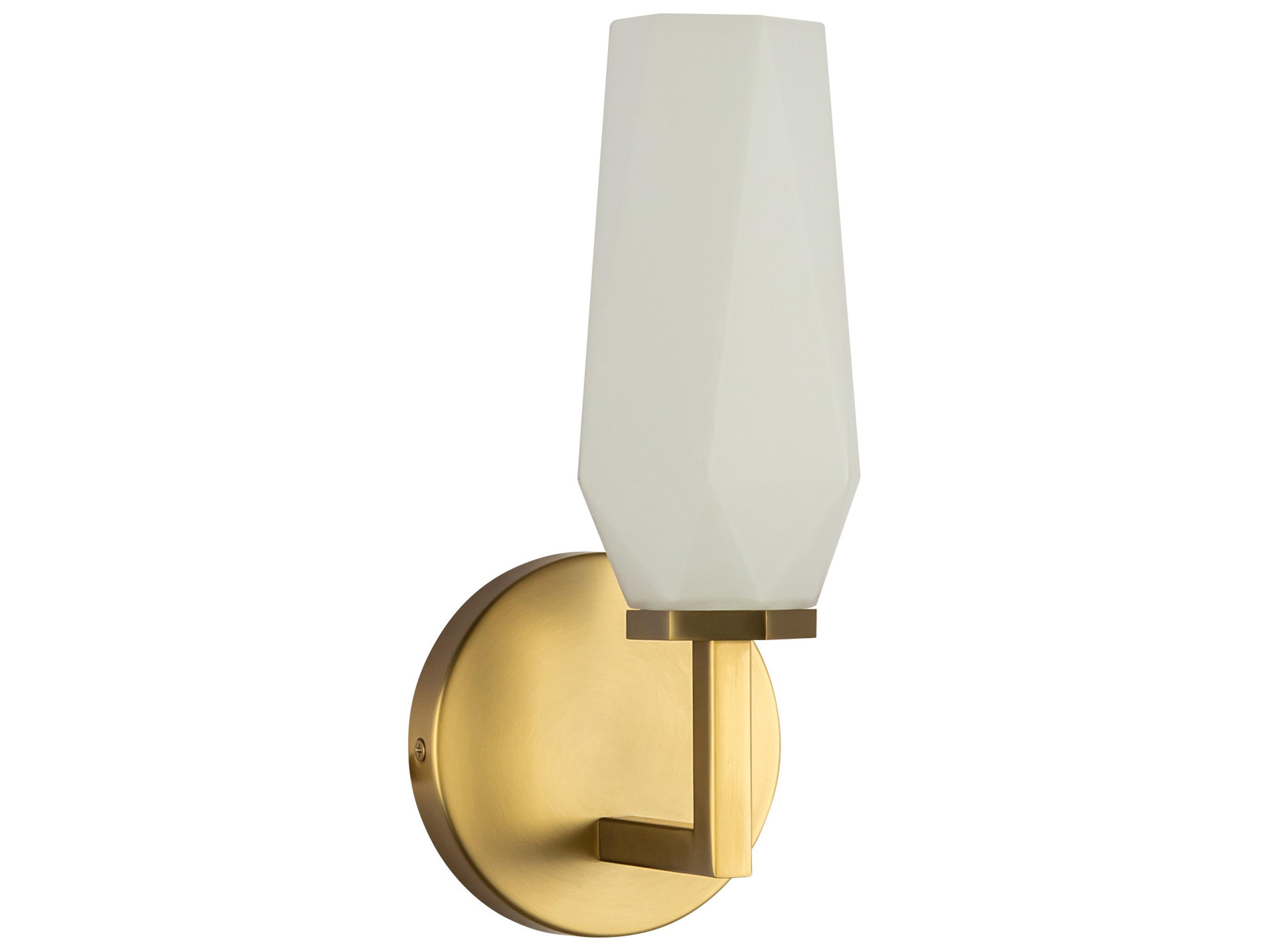 Alora Mood Krysta 1-Light Brushed Gold Wall Sconce