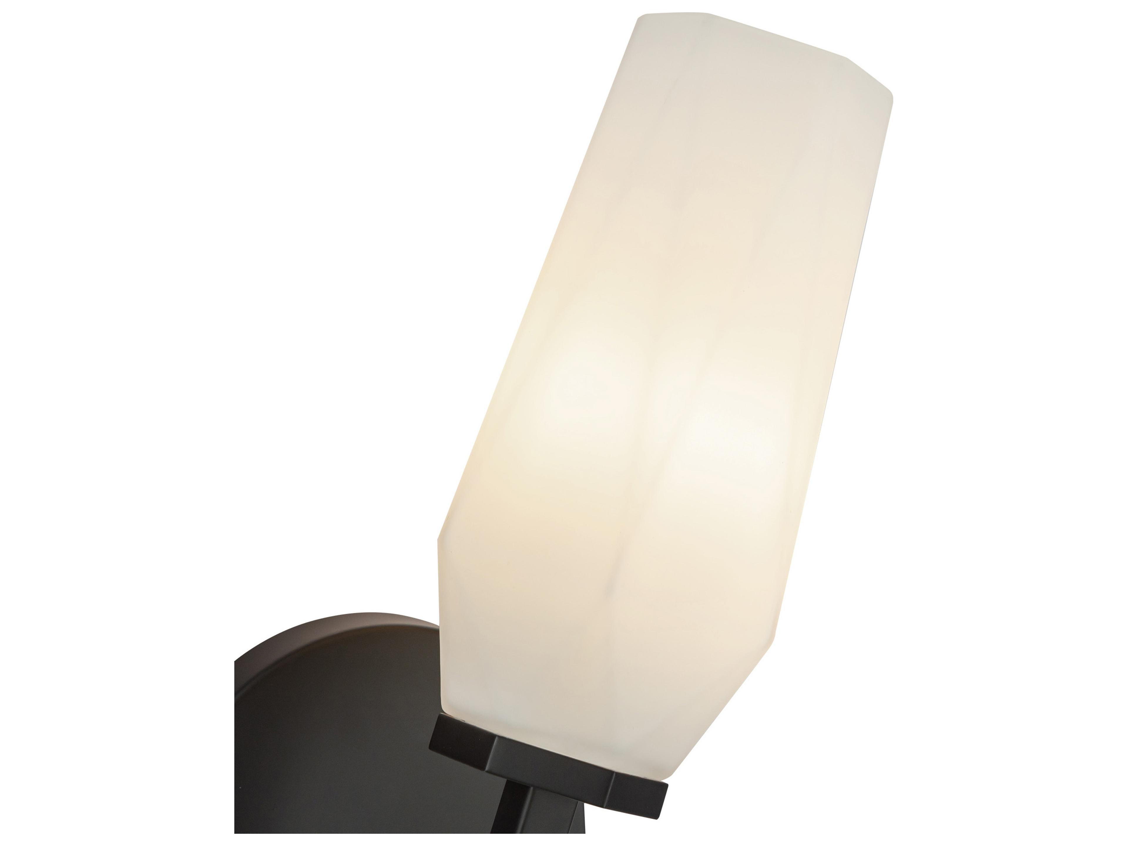 Alora Mood Krysta 1-Light Matte Black Wall Sconce