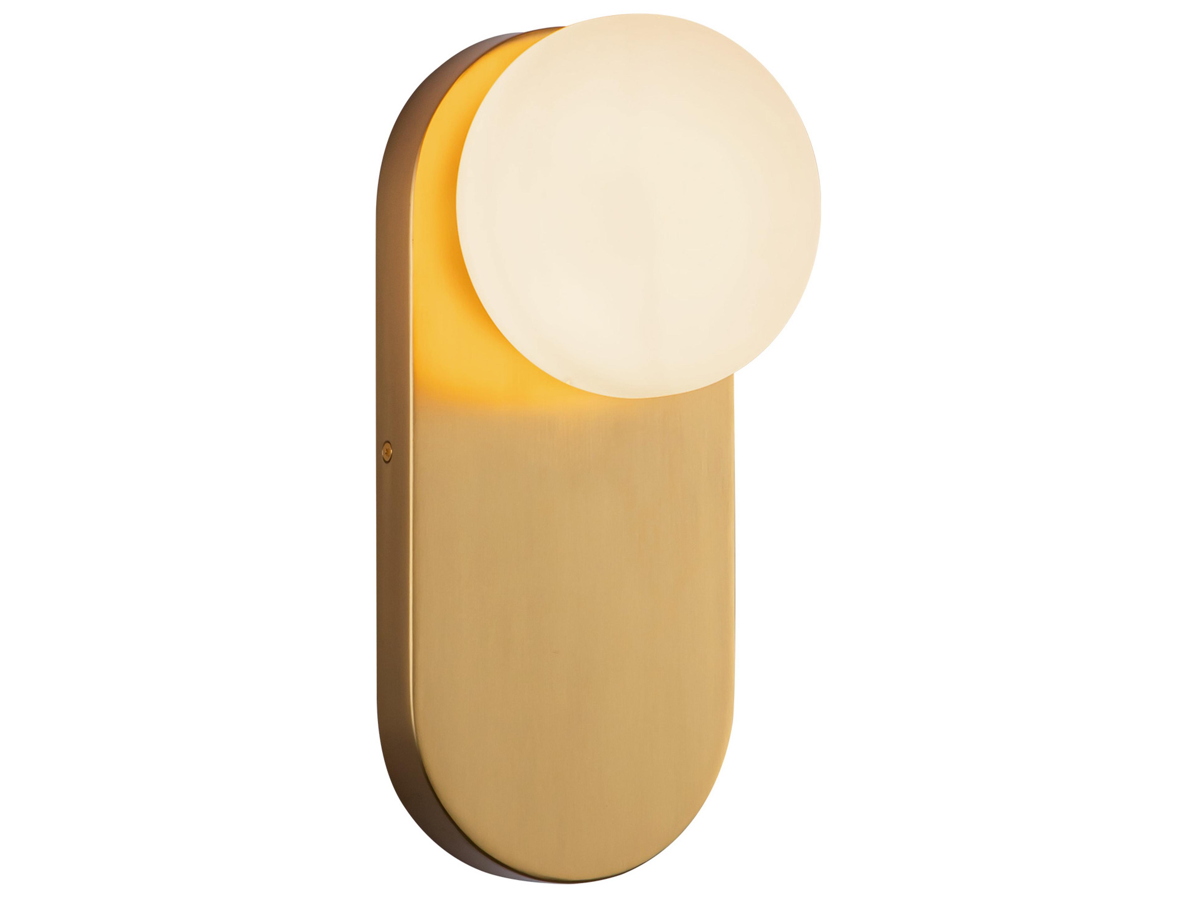 Alora Mood Ariel 1-Light Brushed Gold Wall Sconce