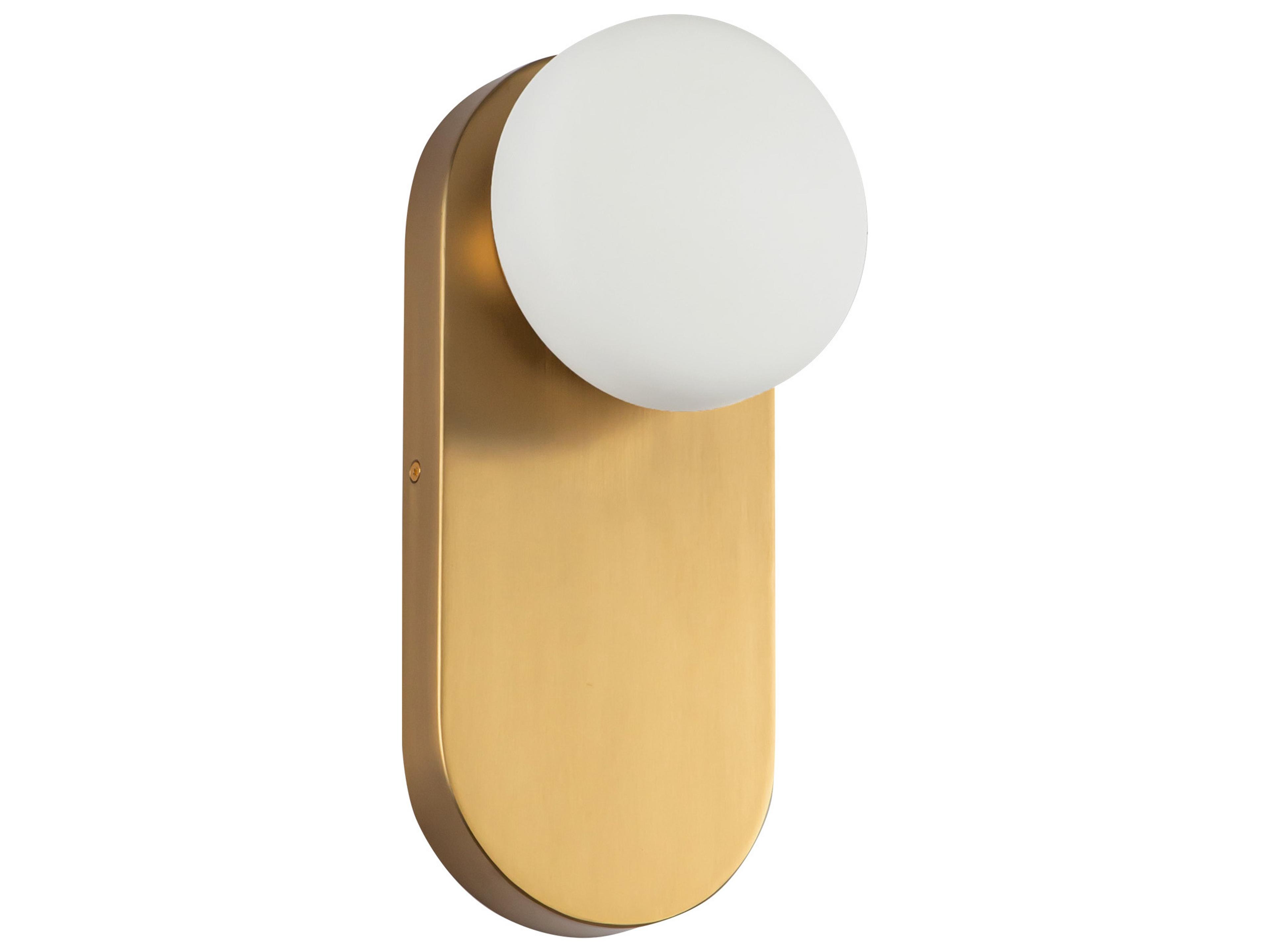 Alora Mood Ariel 1-Light Brushed Gold Wall Sconce
