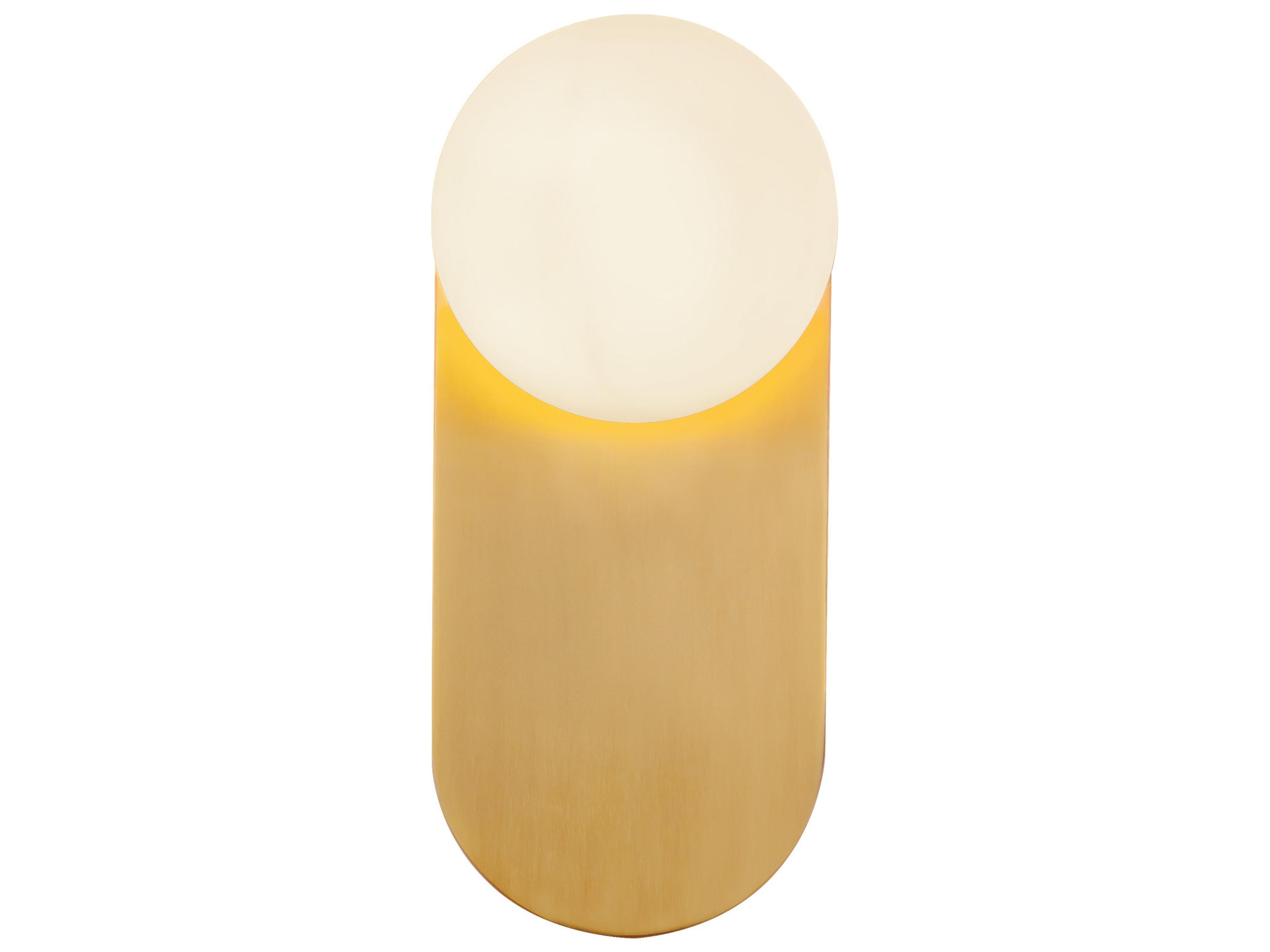 Ariel Wall Sconce Transitional Brushed Gold Light