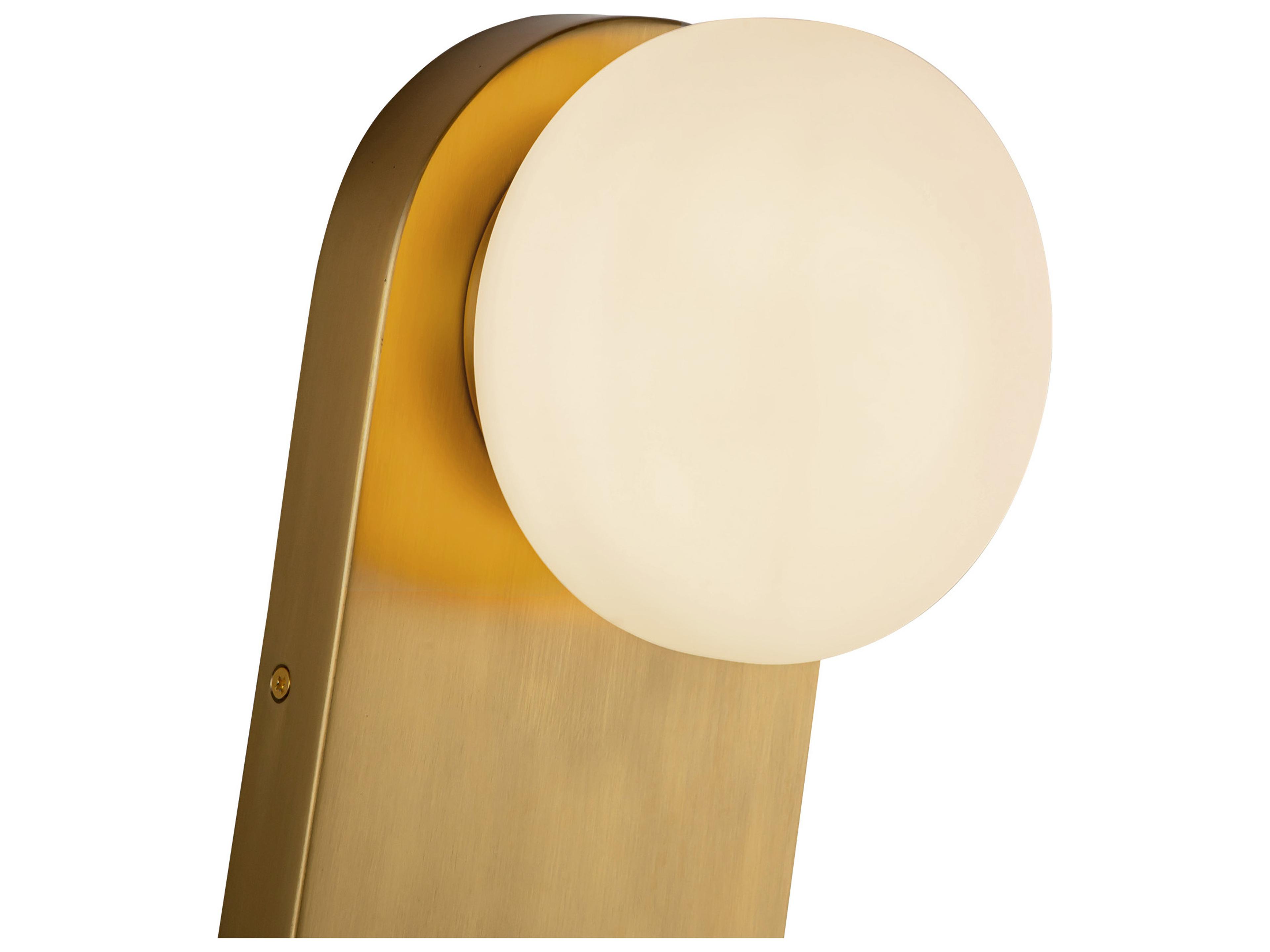 Alora Mood Ariel 1-Light Brushed Gold Wall Sconce