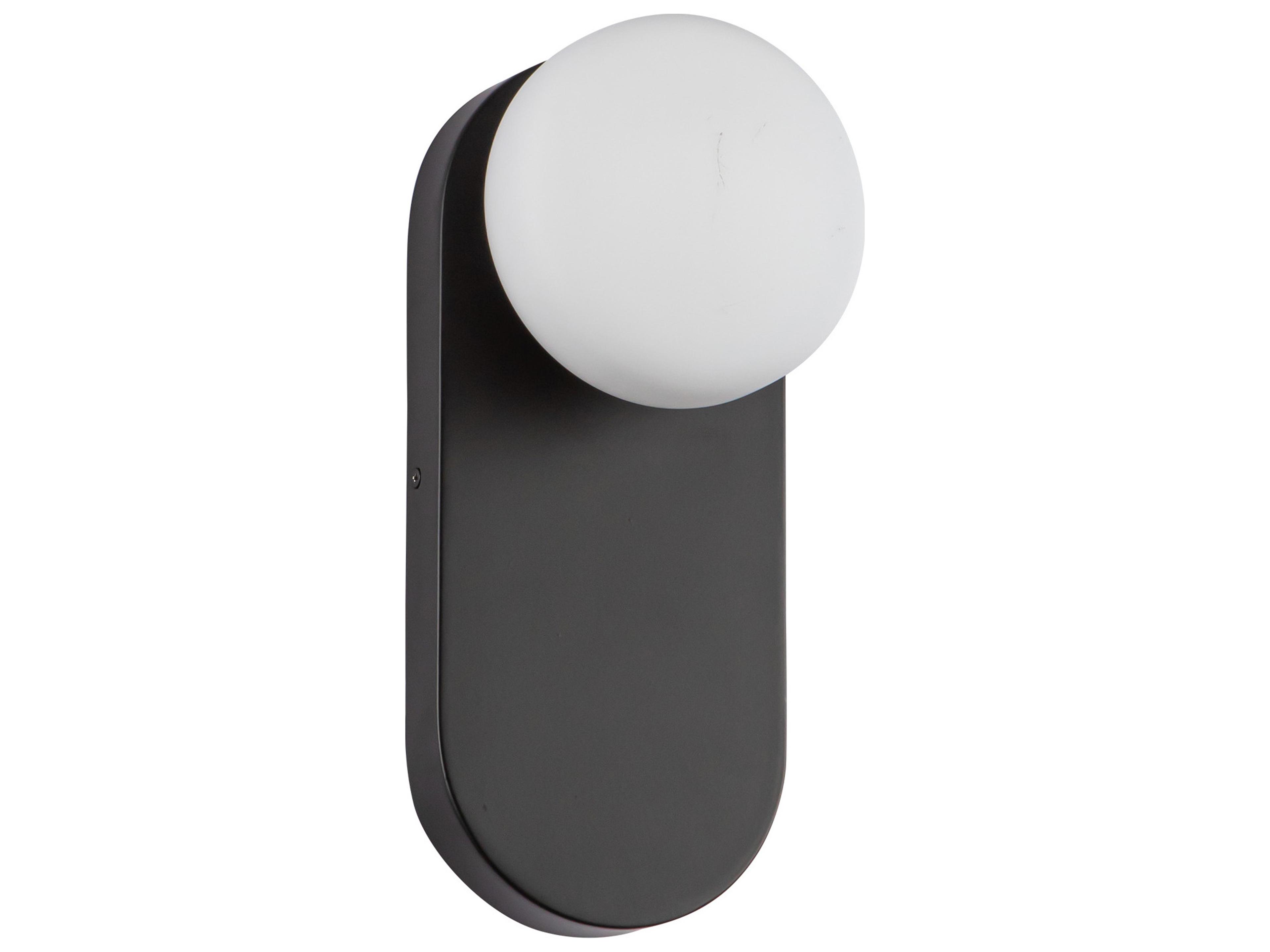 Alora Mood Ariel 1-Light Matte Black Wall Sconce
