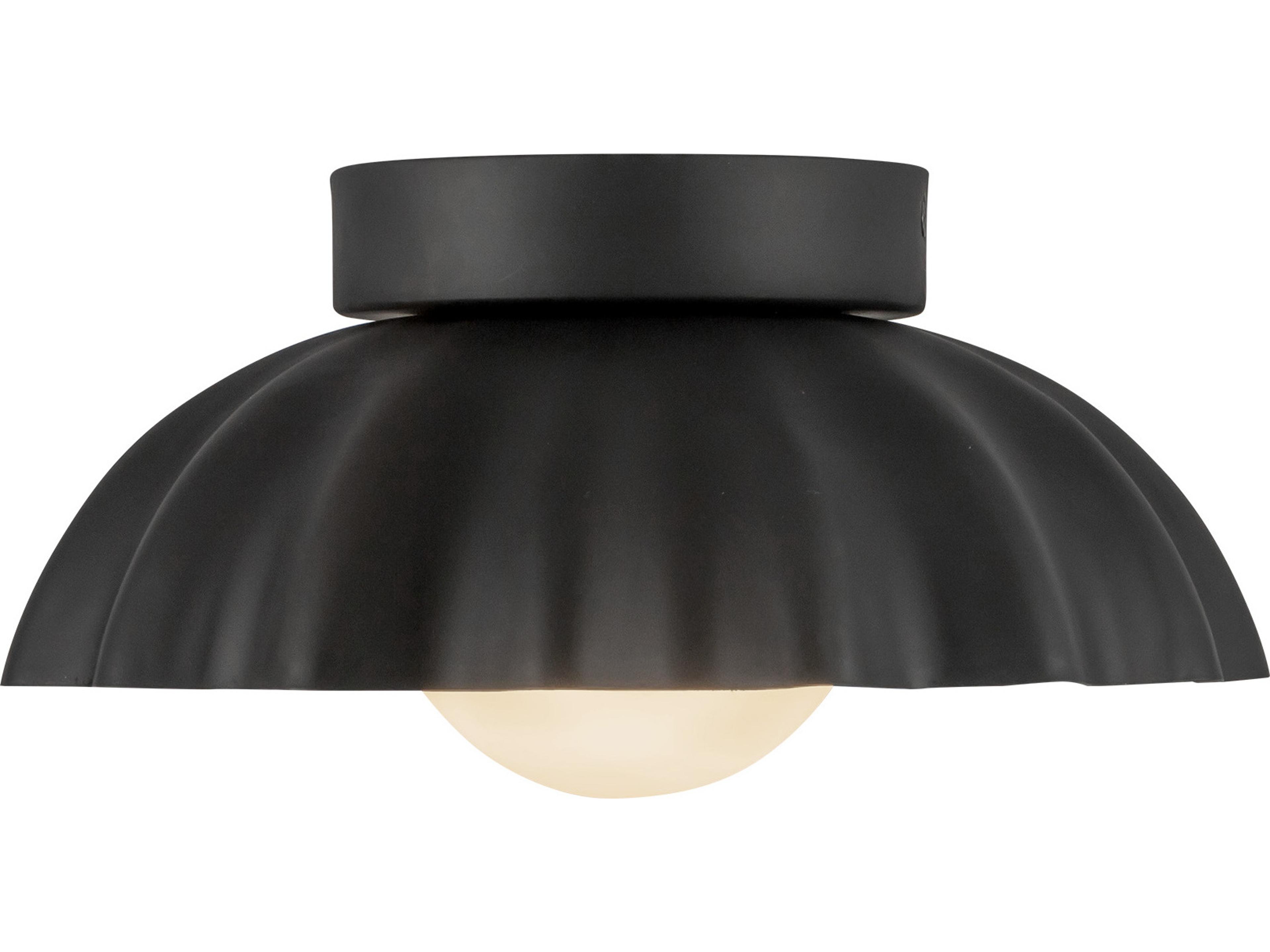 Alora Mood Soleil Matte Black Wall Sconce