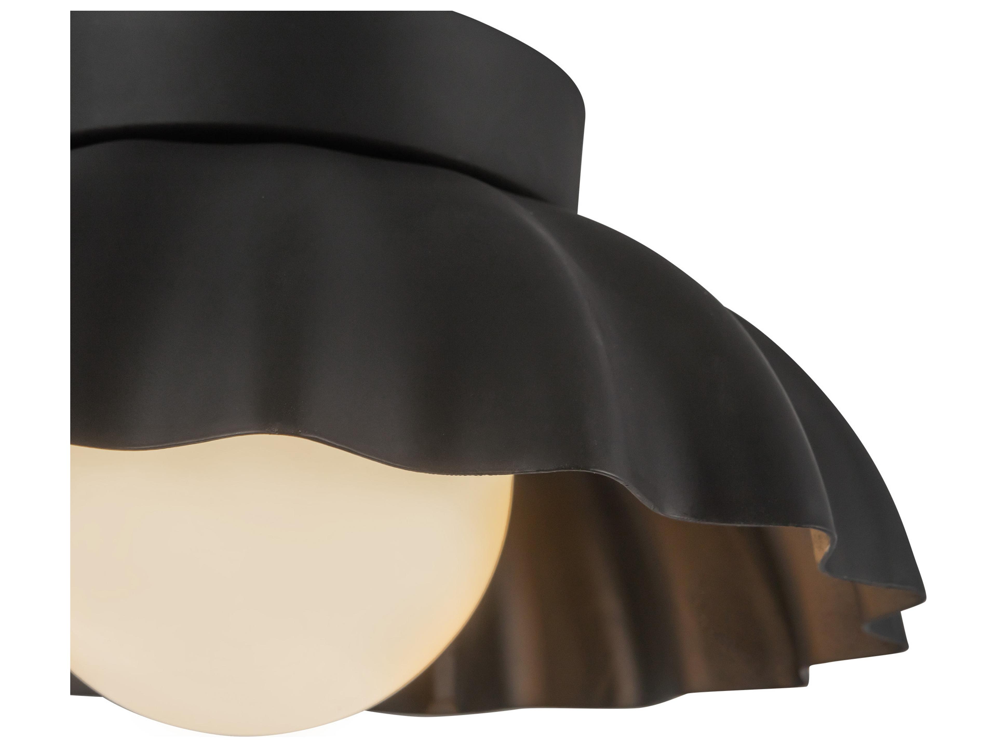 Alora Mood Soleil Matte Black Wall Sconce