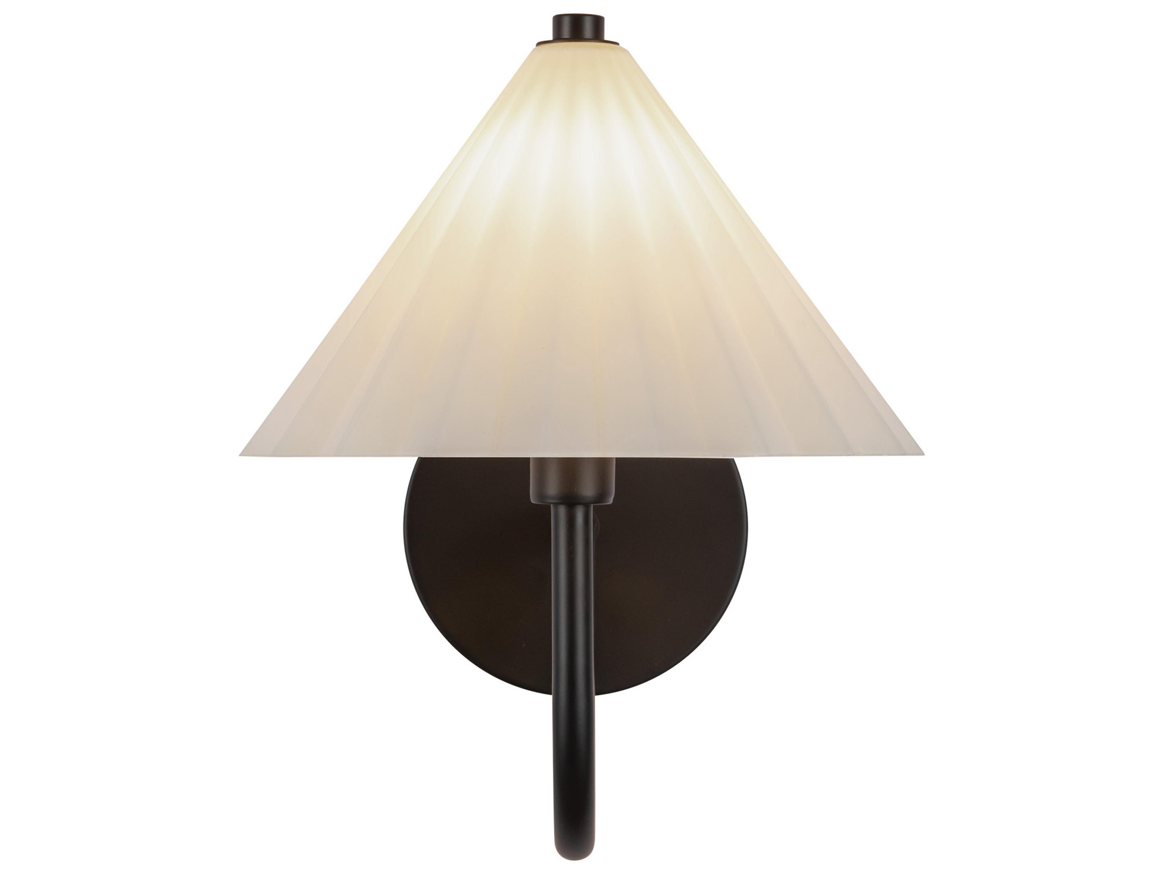Alora Mood Serena 1-Light Matte Black Wall Sconce