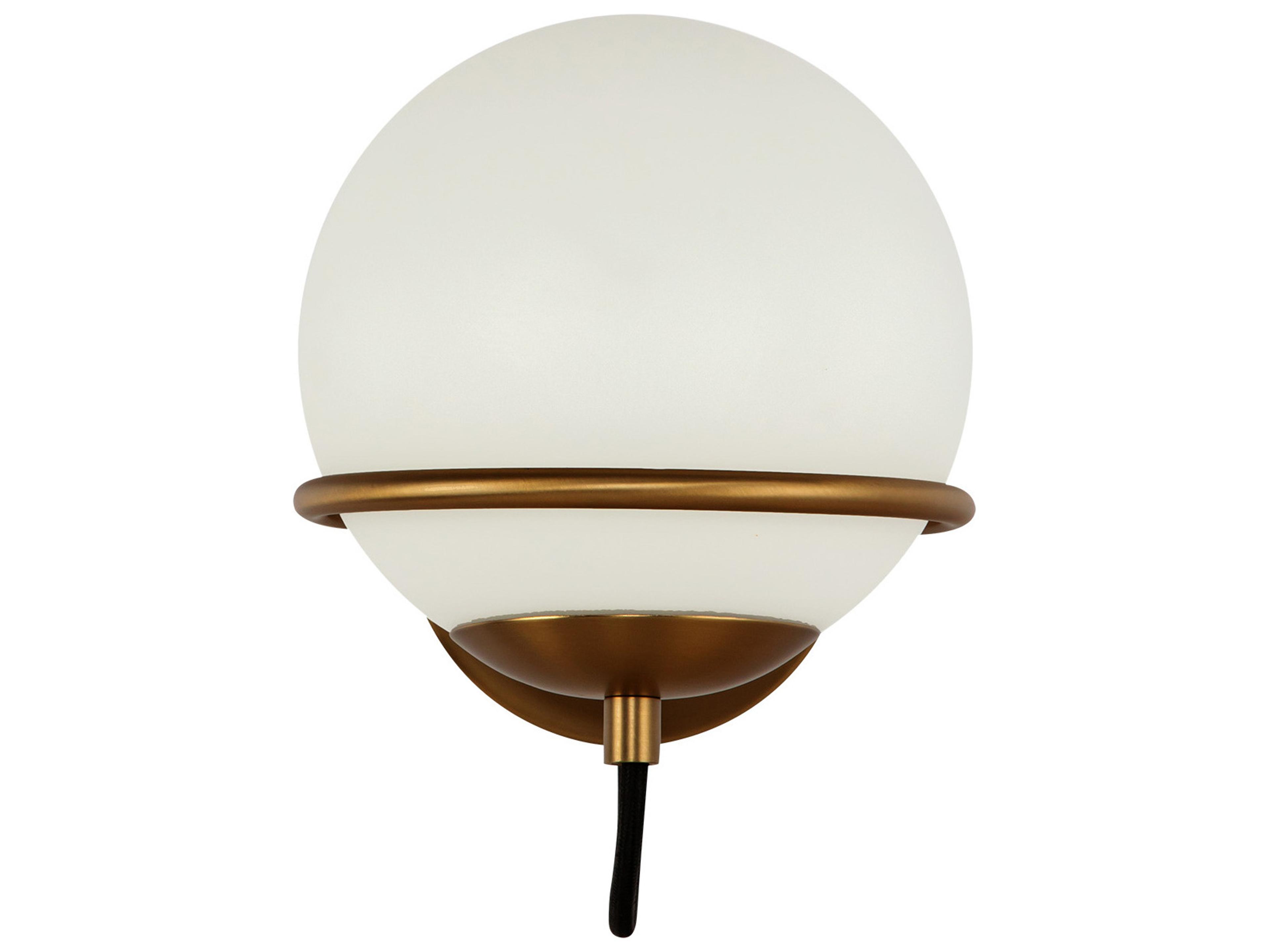 Alora Mood Alba 1-Light Aged Gold Wall Sconce