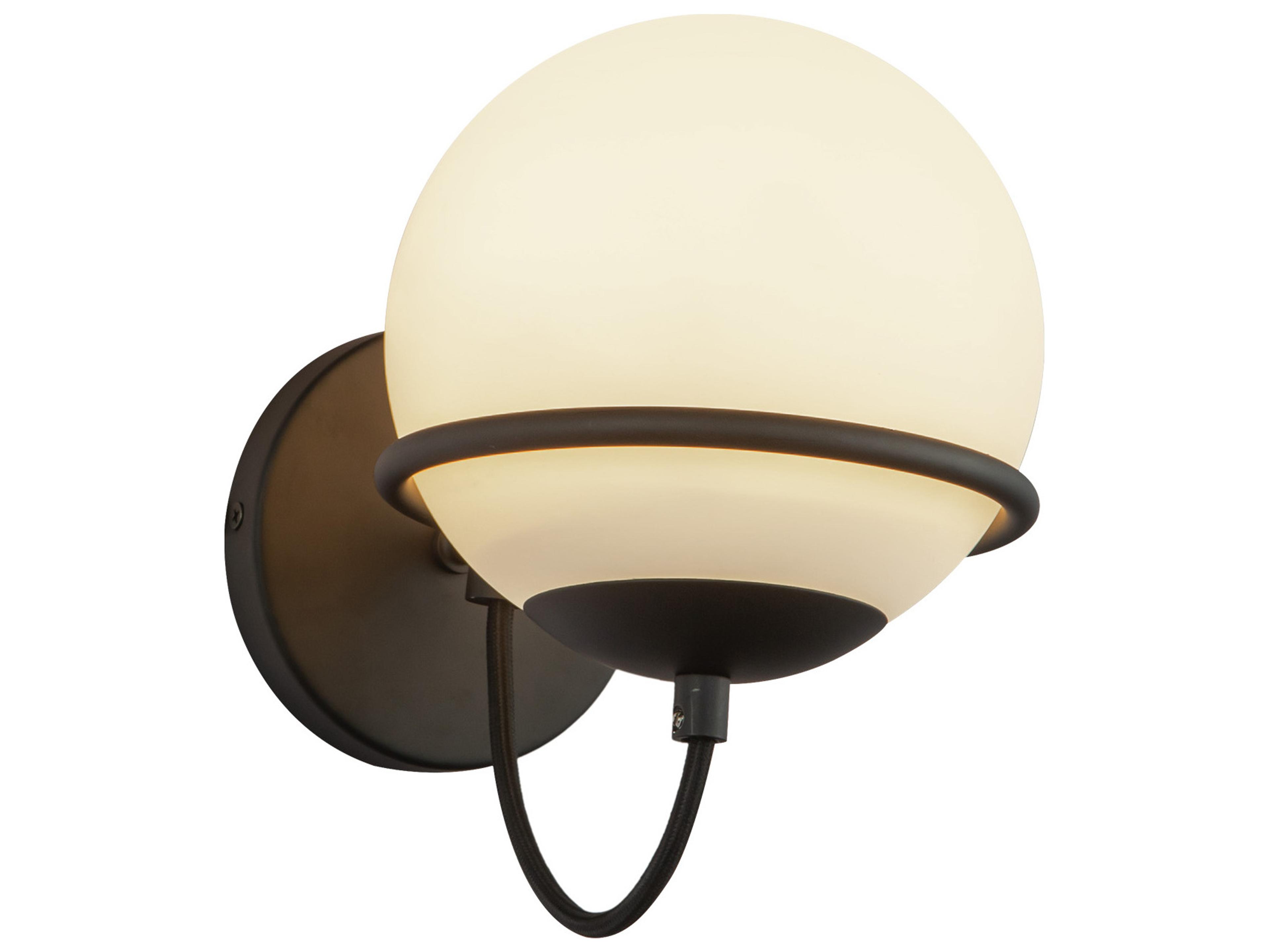 Alora Mood Alba 1-Light Matte Black Wall Sconce