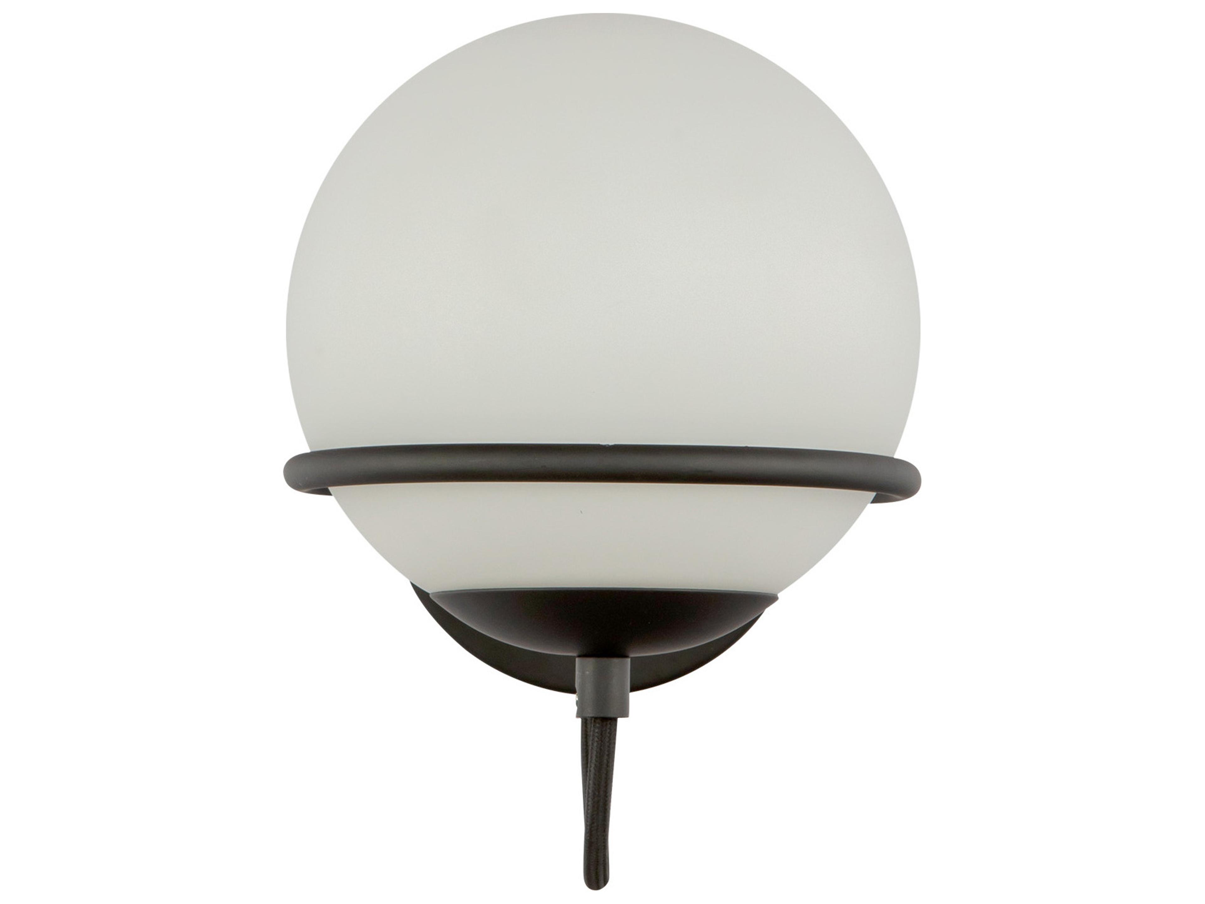 Alora Mood Alba 1-Light Matte Black Wall Sconce