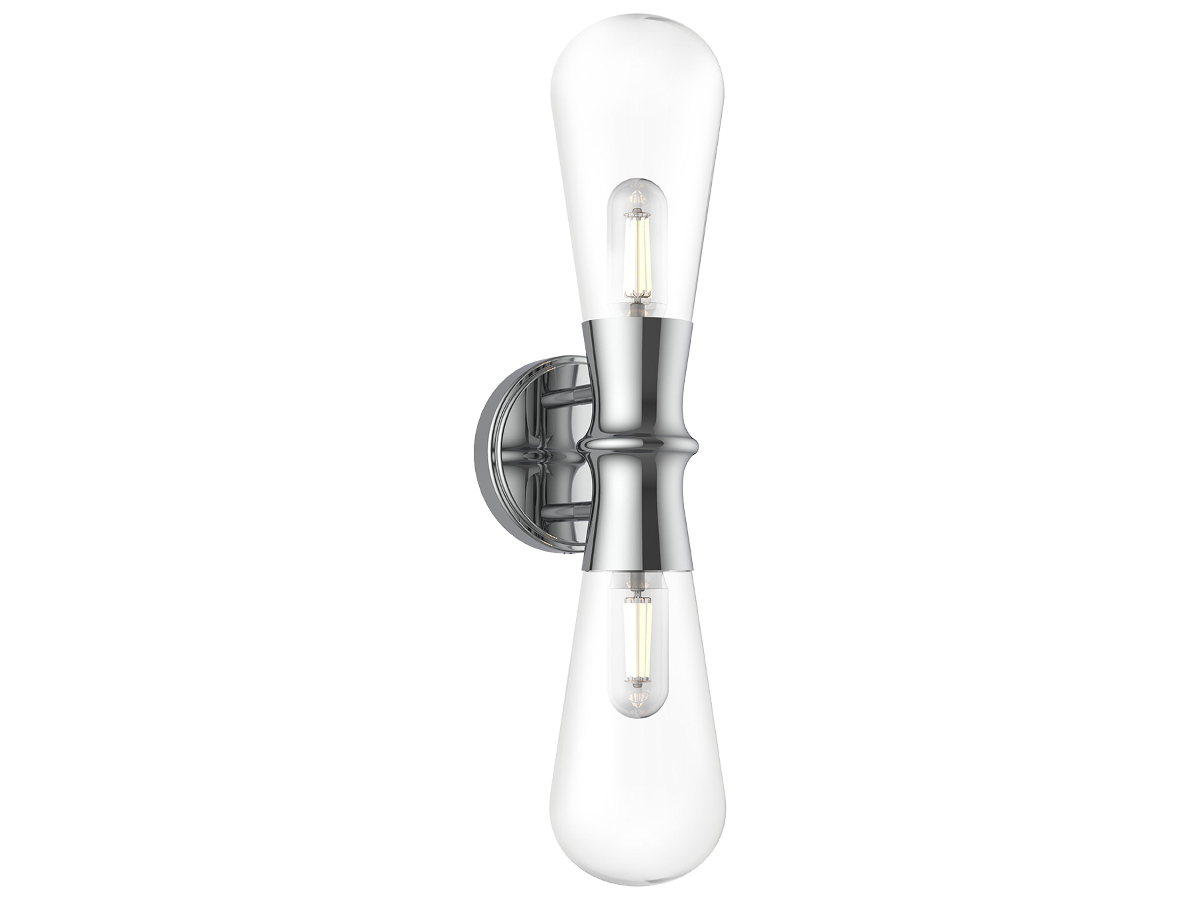 Marcel Wall Sconce Modern Chrome Light
