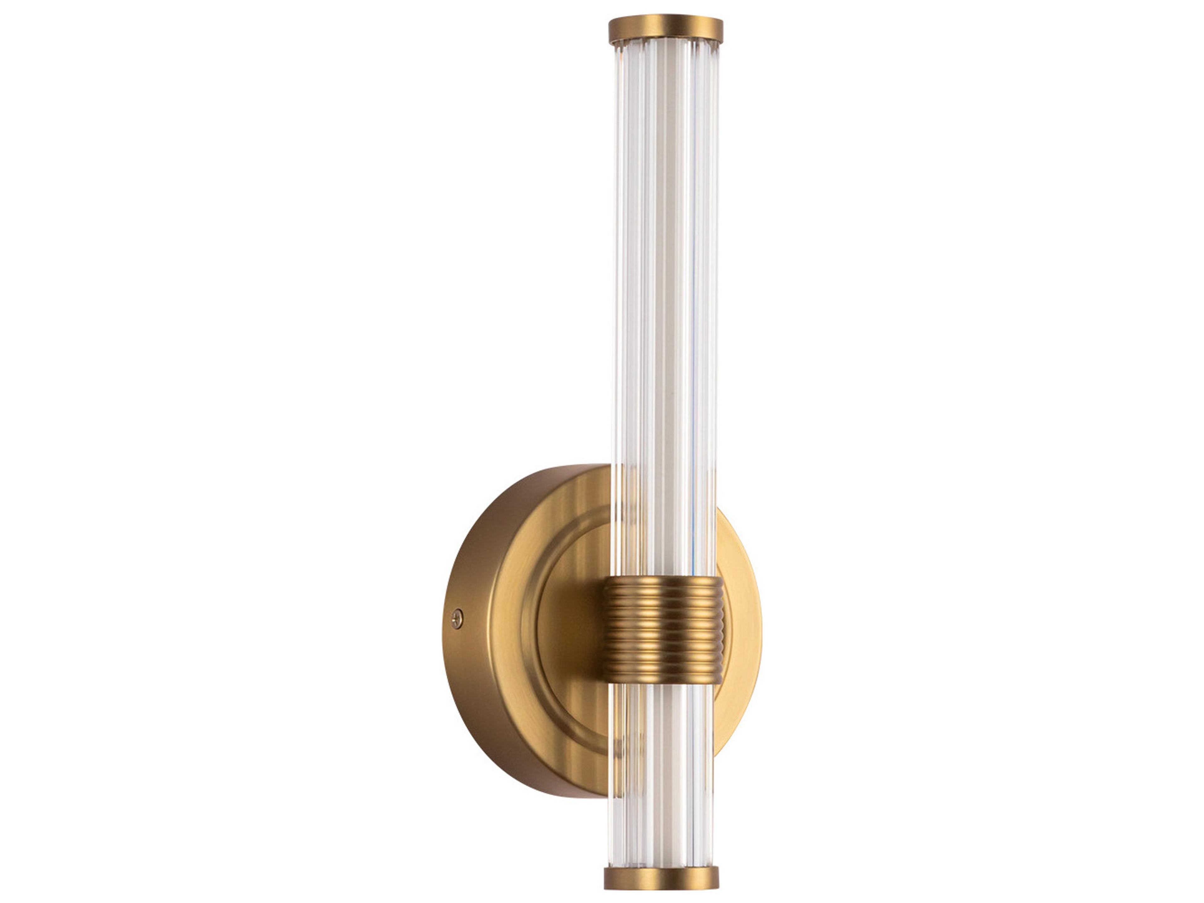 Alora Mood Elsie Brushed Gold Wall Sconce