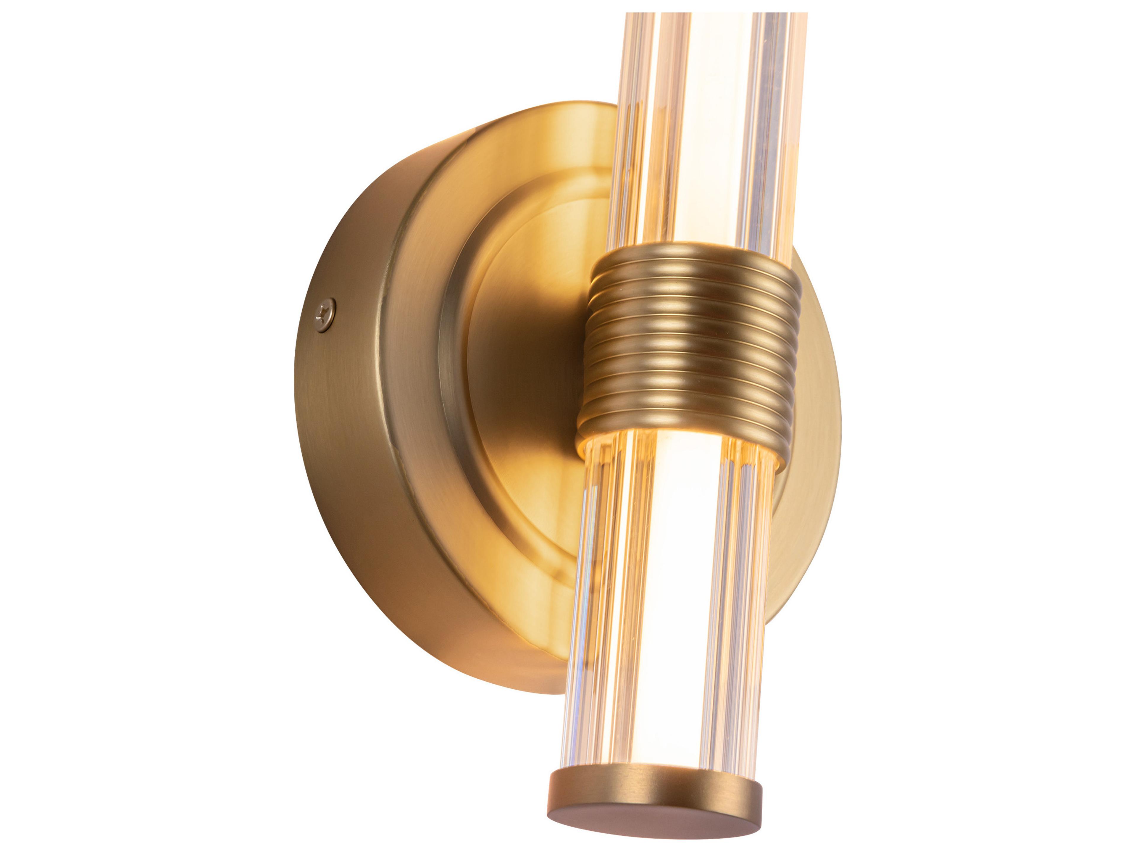 Alora Mood Elsie Brushed Gold Wall Sconce