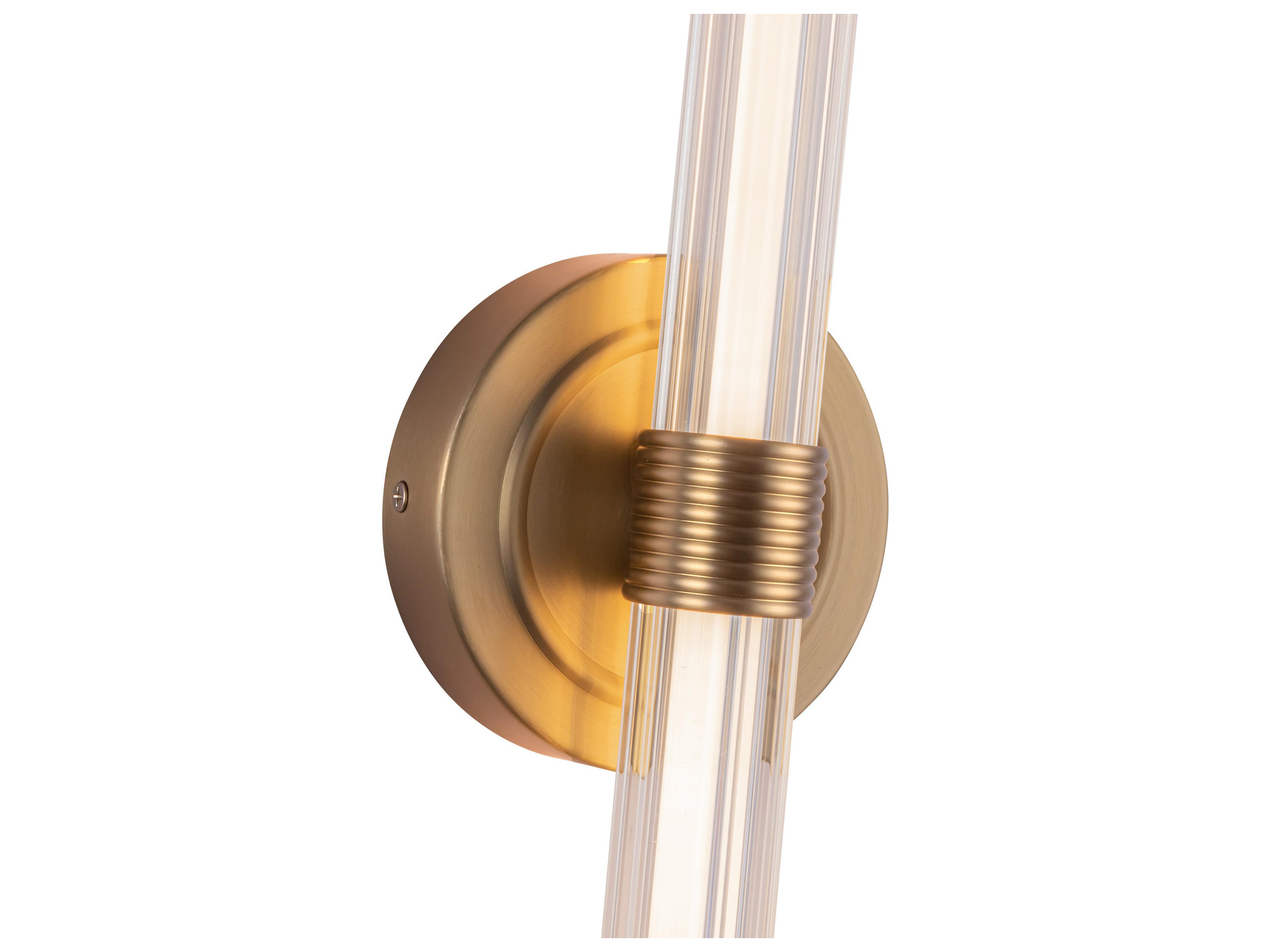 Alora Mood Elsie Brushed Gold Wall Sconce