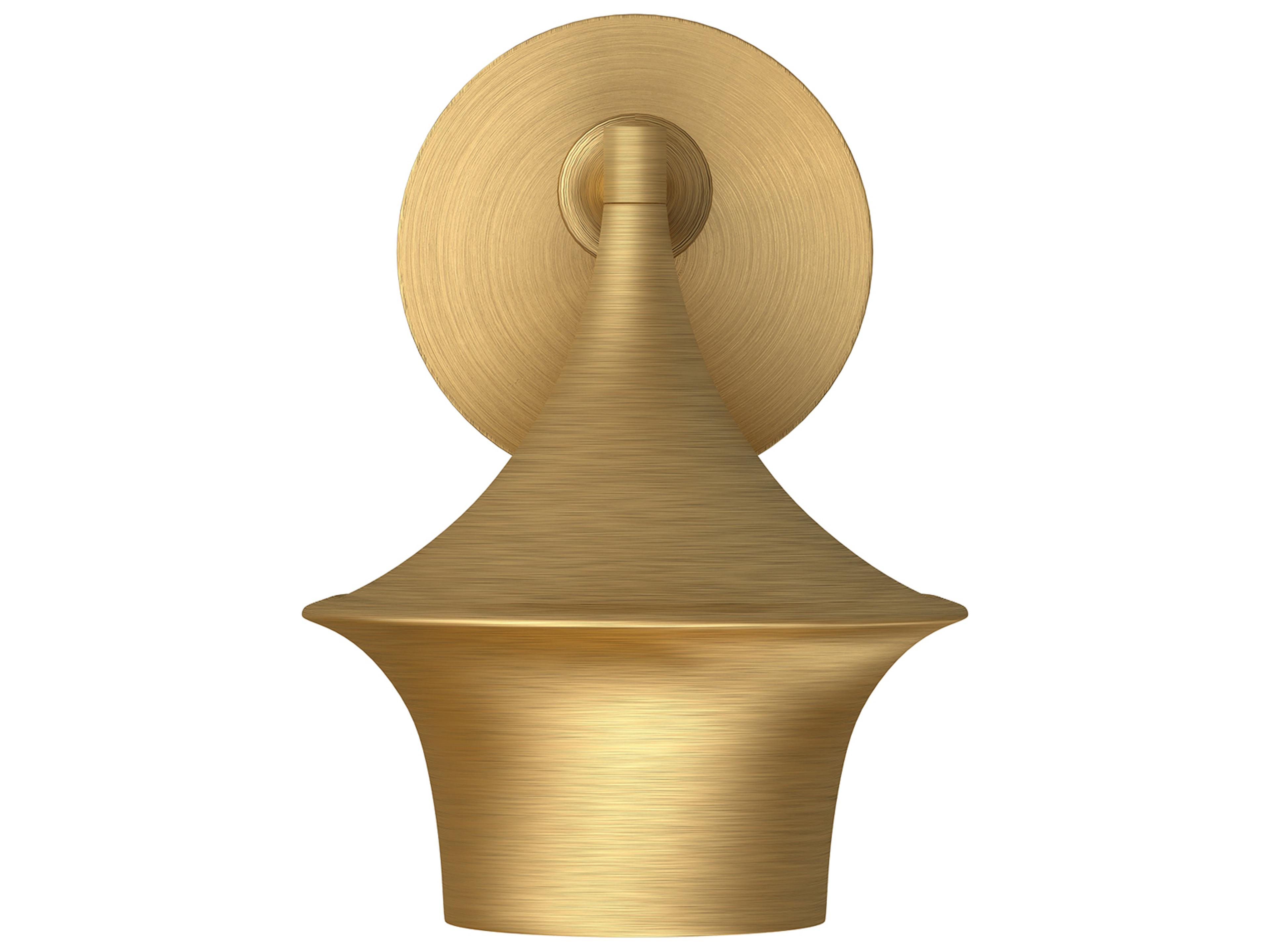 Alora Mood Emiko 1-Light Brushed Gold Wall Sconce