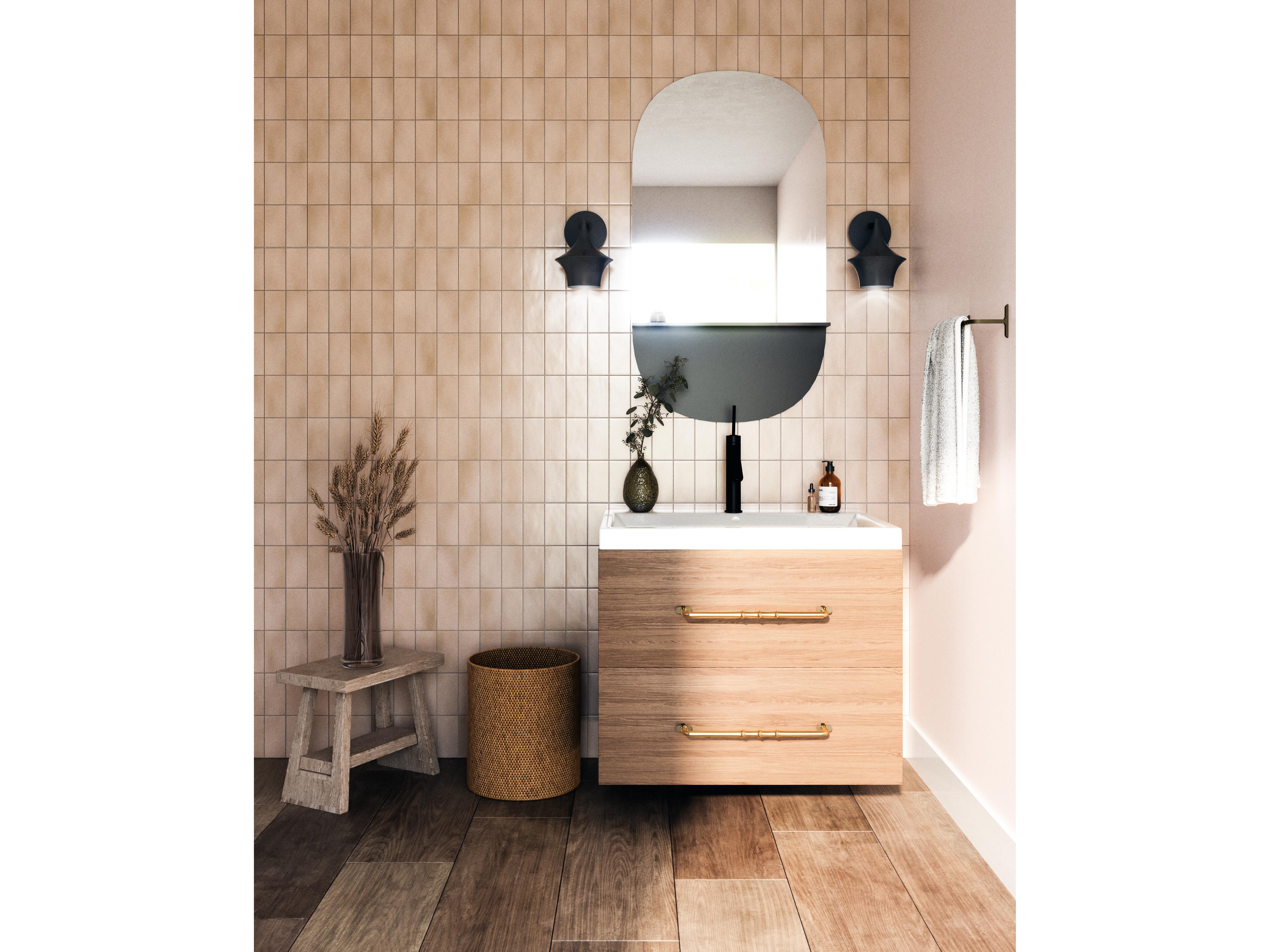 Alora Mood Emiko 1-Light Matte Black Wall Sconce