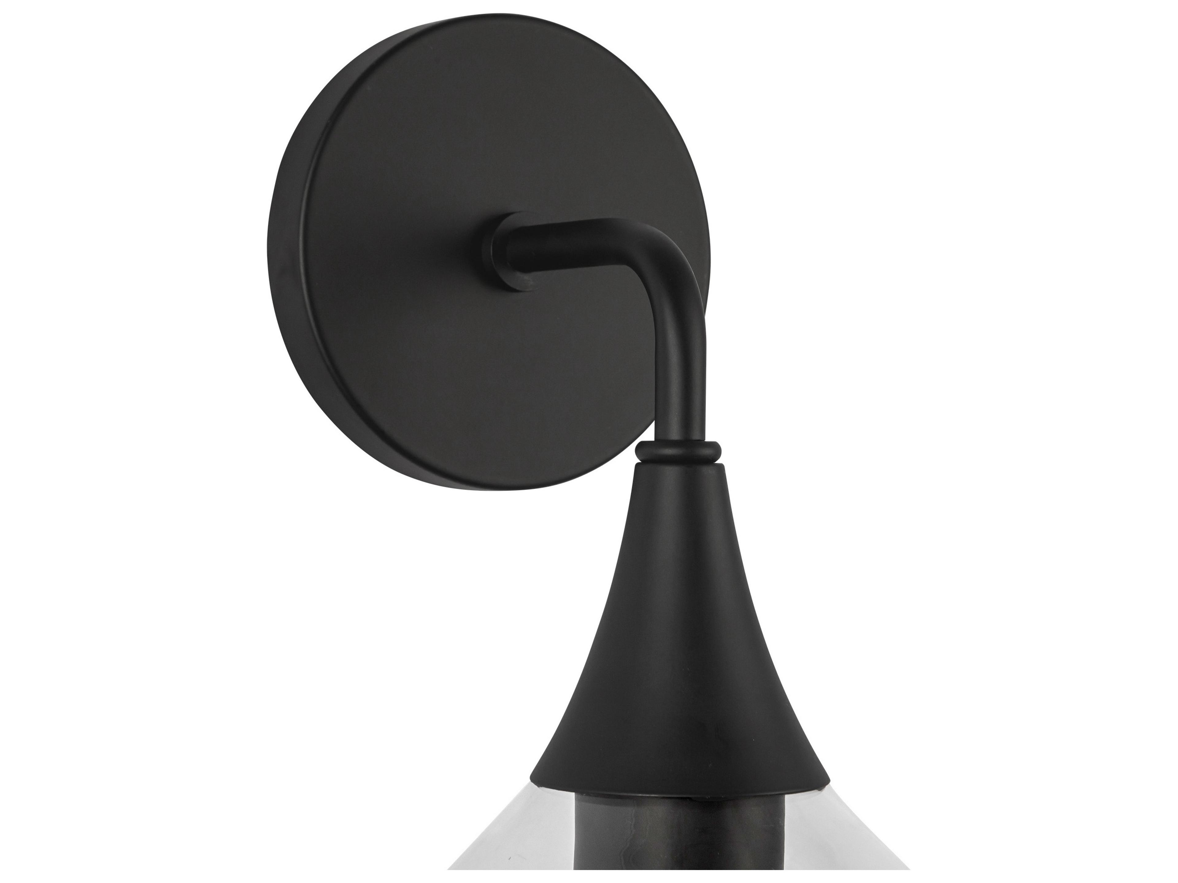 Alora Mood Hazel 1-Light Matte Black Wall Sconce