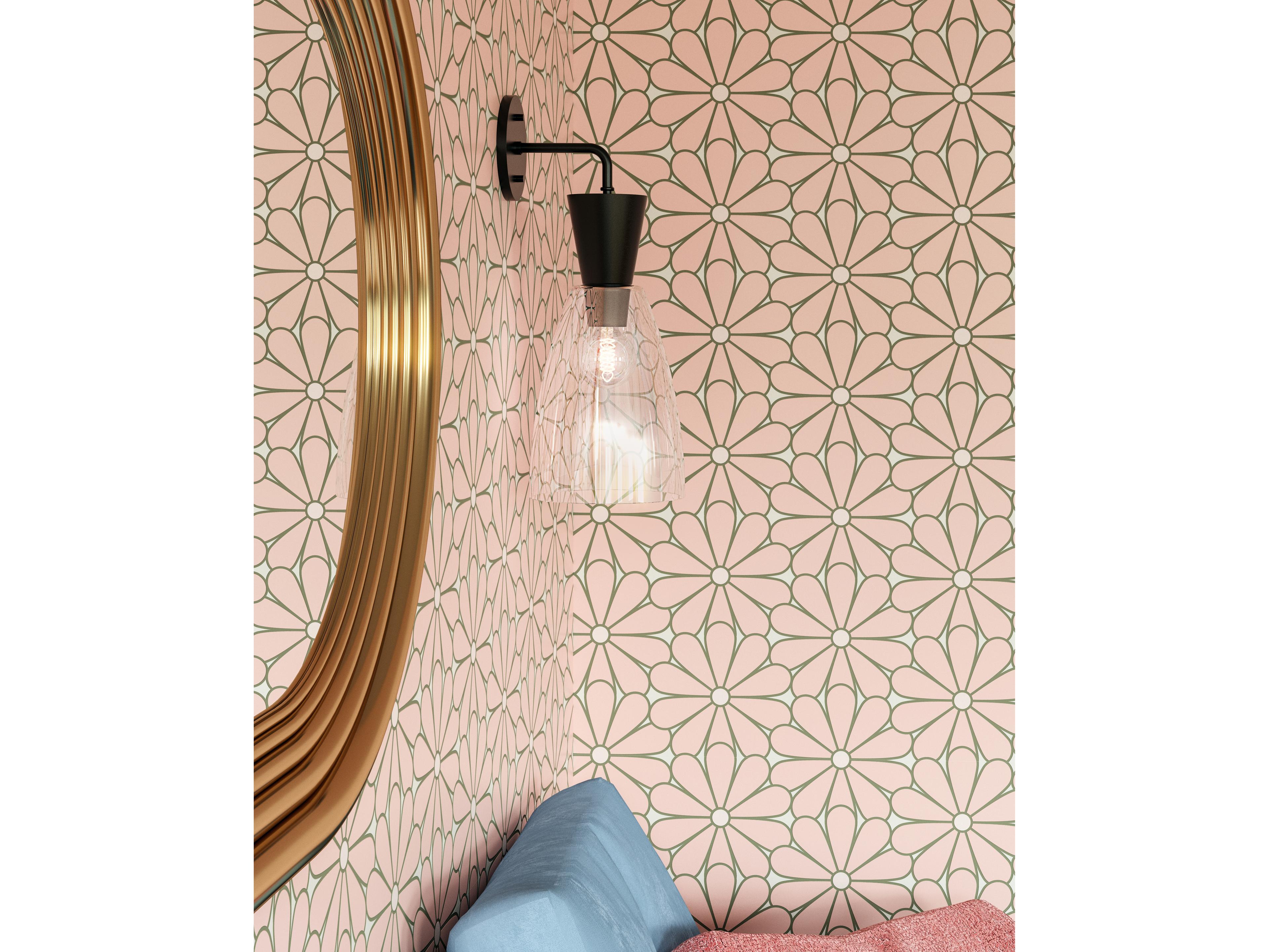 Alora Mood Arlo 1-Light Matte Black Wall Sconce