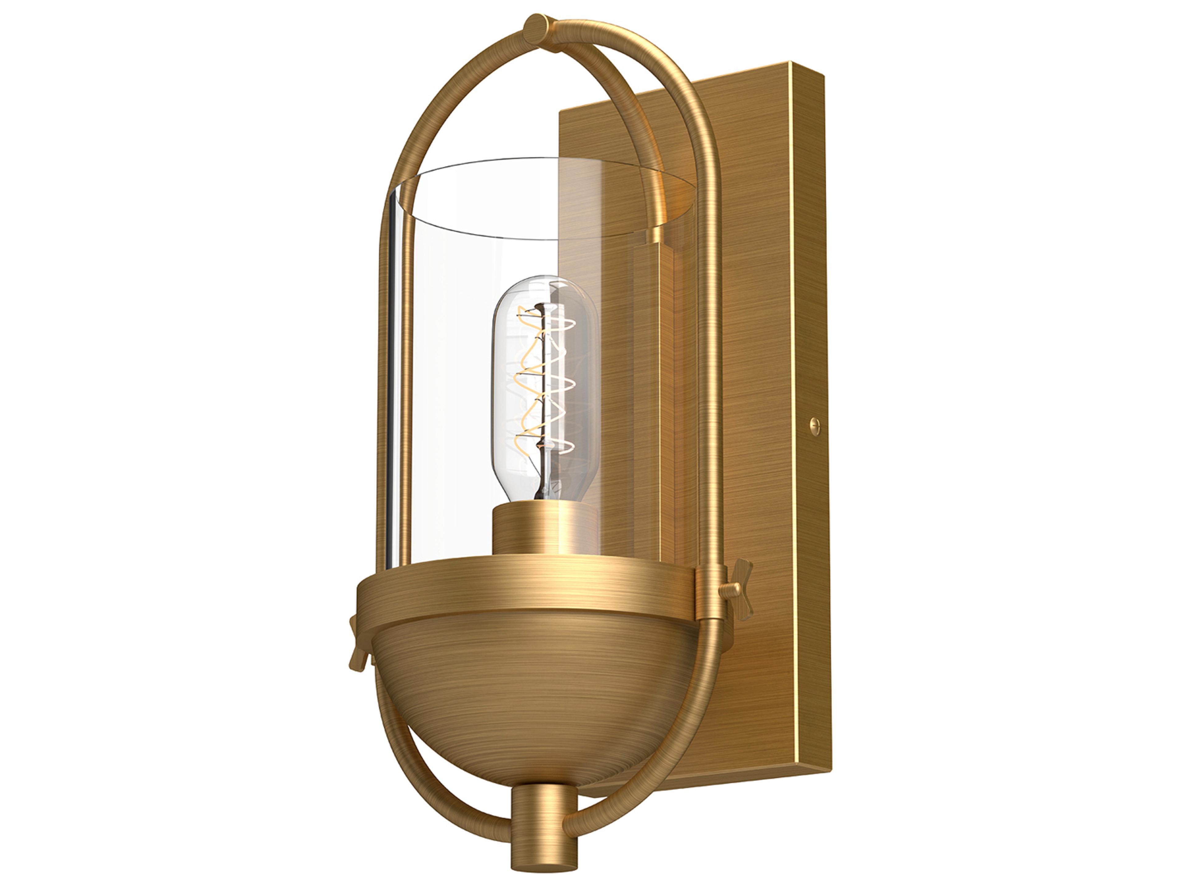 Cyrus Wall Sconce Aged Gold Modern