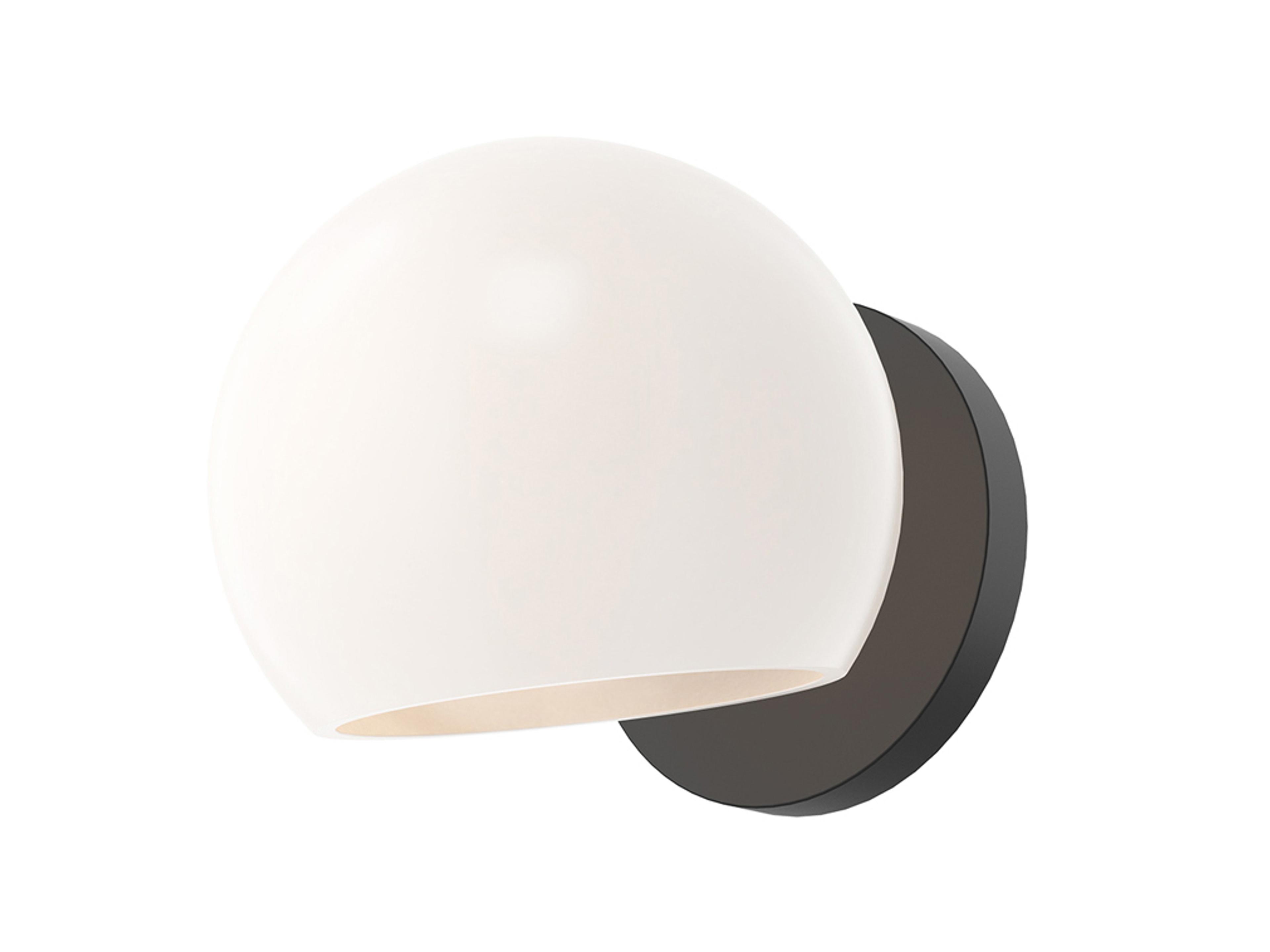 Alora Mood Willow 1-Light Matte Black Wall Sconce