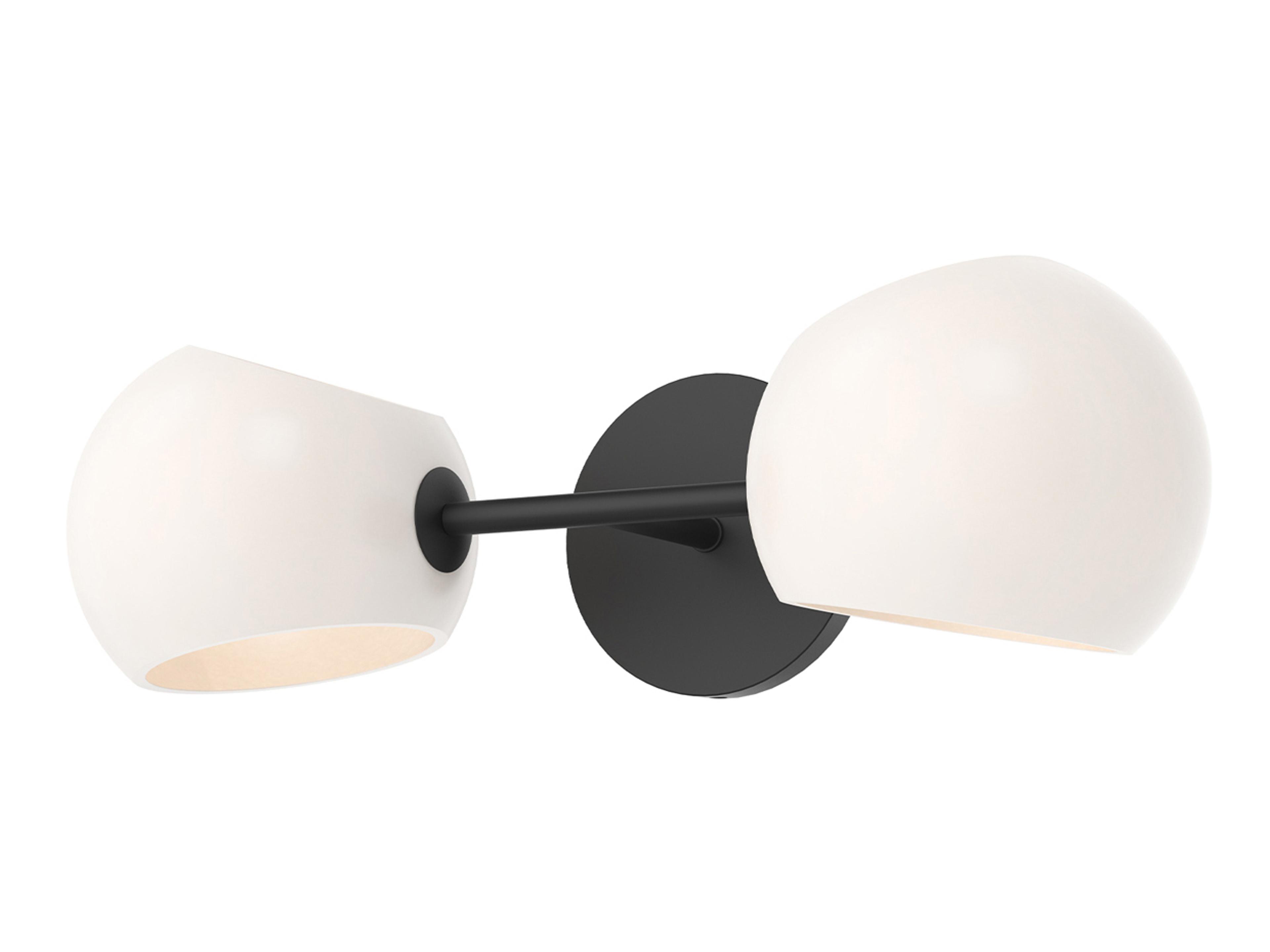 Willow Wall Sconce Modern Matte Black Vanity Light