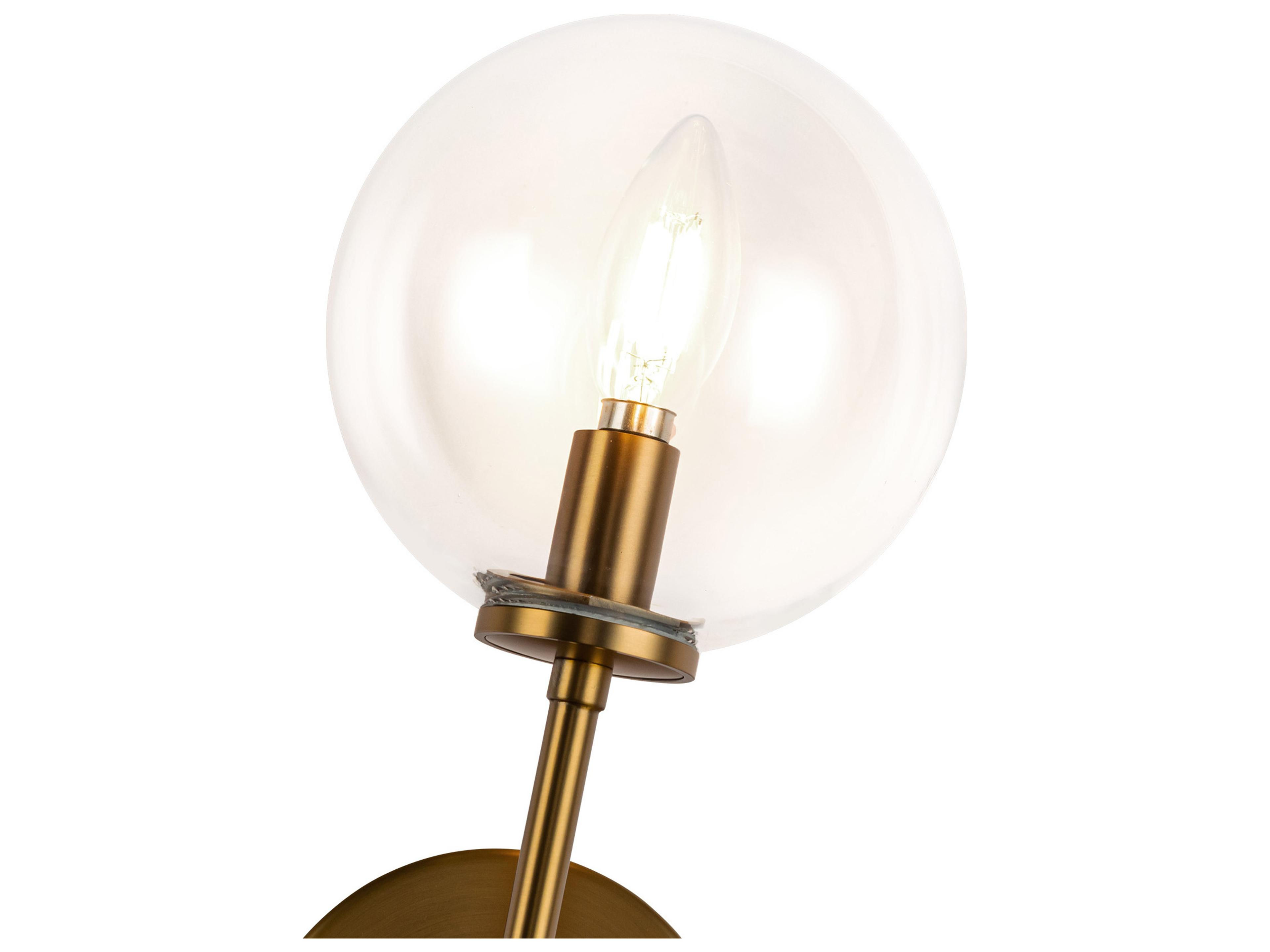 Alora Mood Cassia 1-Light Aged Gold Wall Sconce