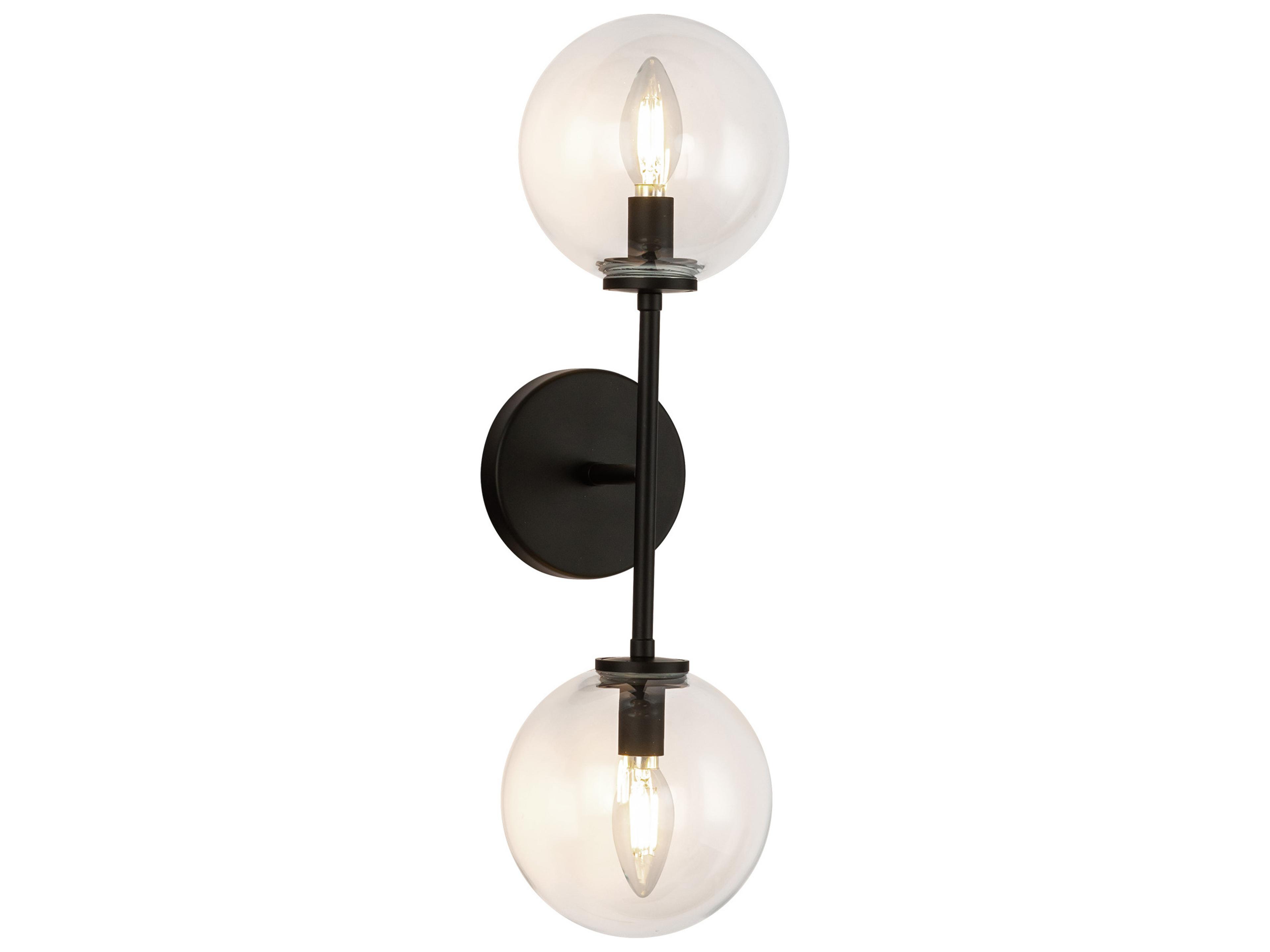 Cassia Two-Light Wall Sconce Modern Vanity Light