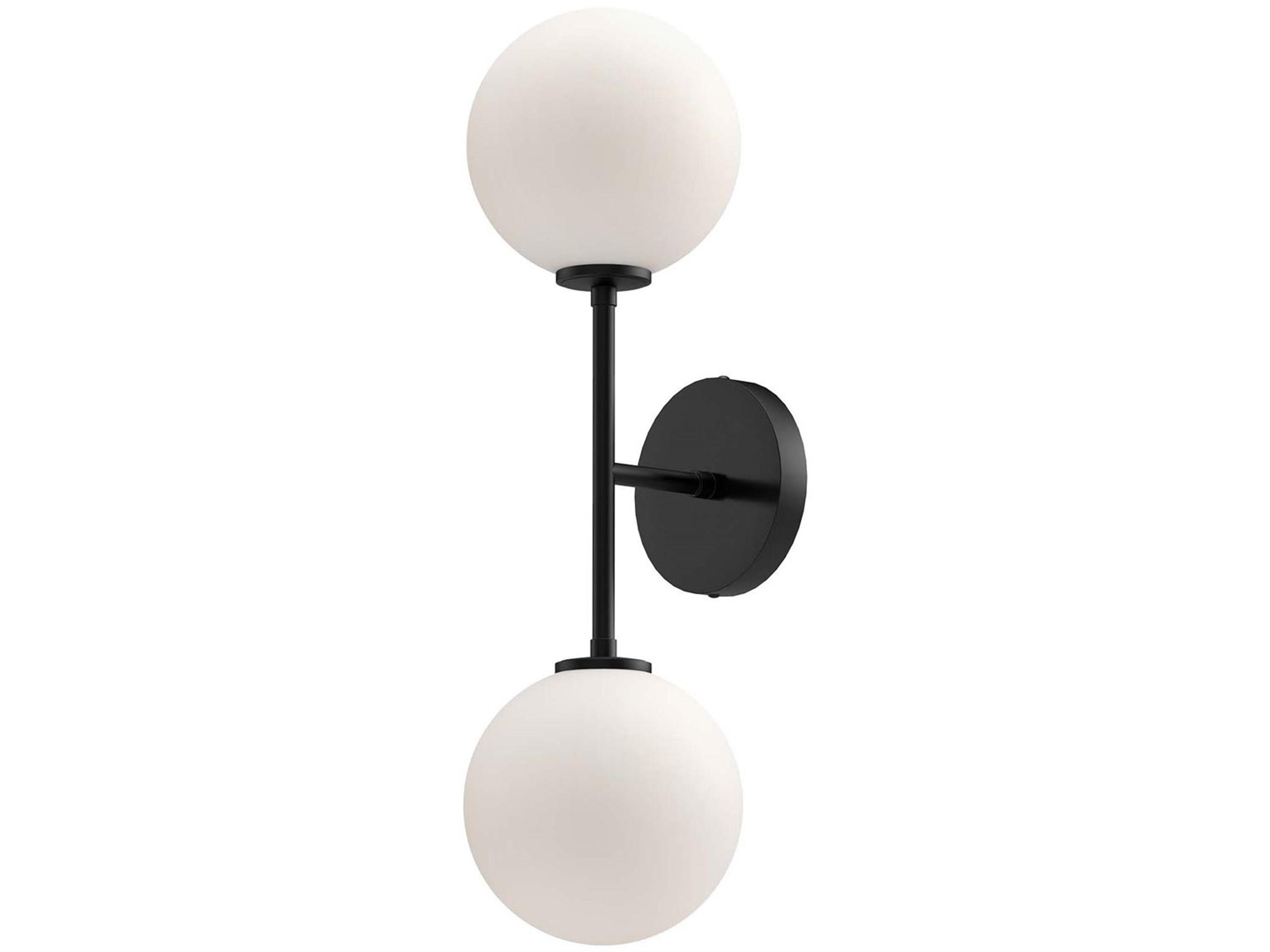 Cassia Wall Sconce Modern Matte Black Vanity Light