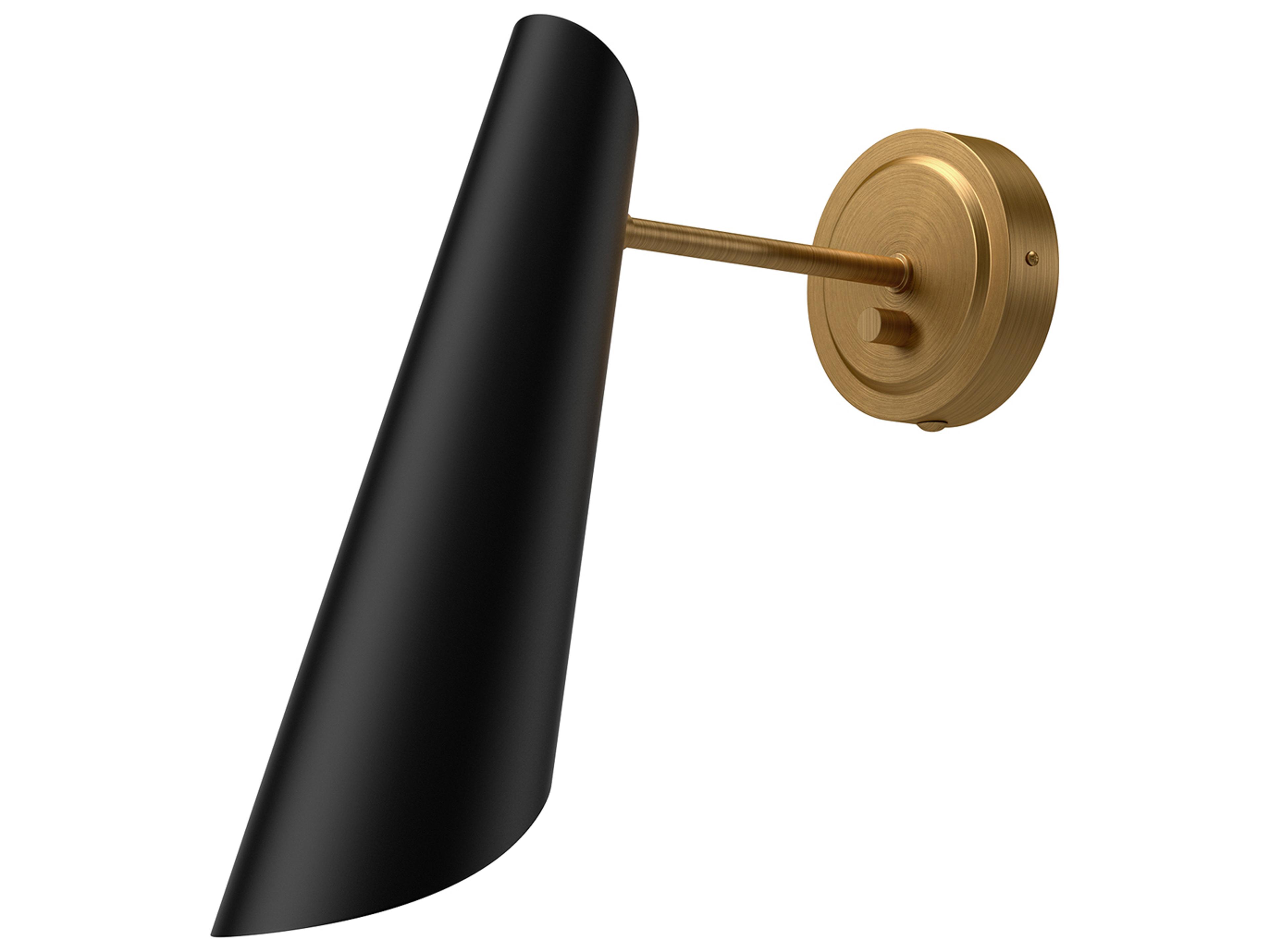 Gabriel Wall Sconce in Aged Gold and Matte Black
