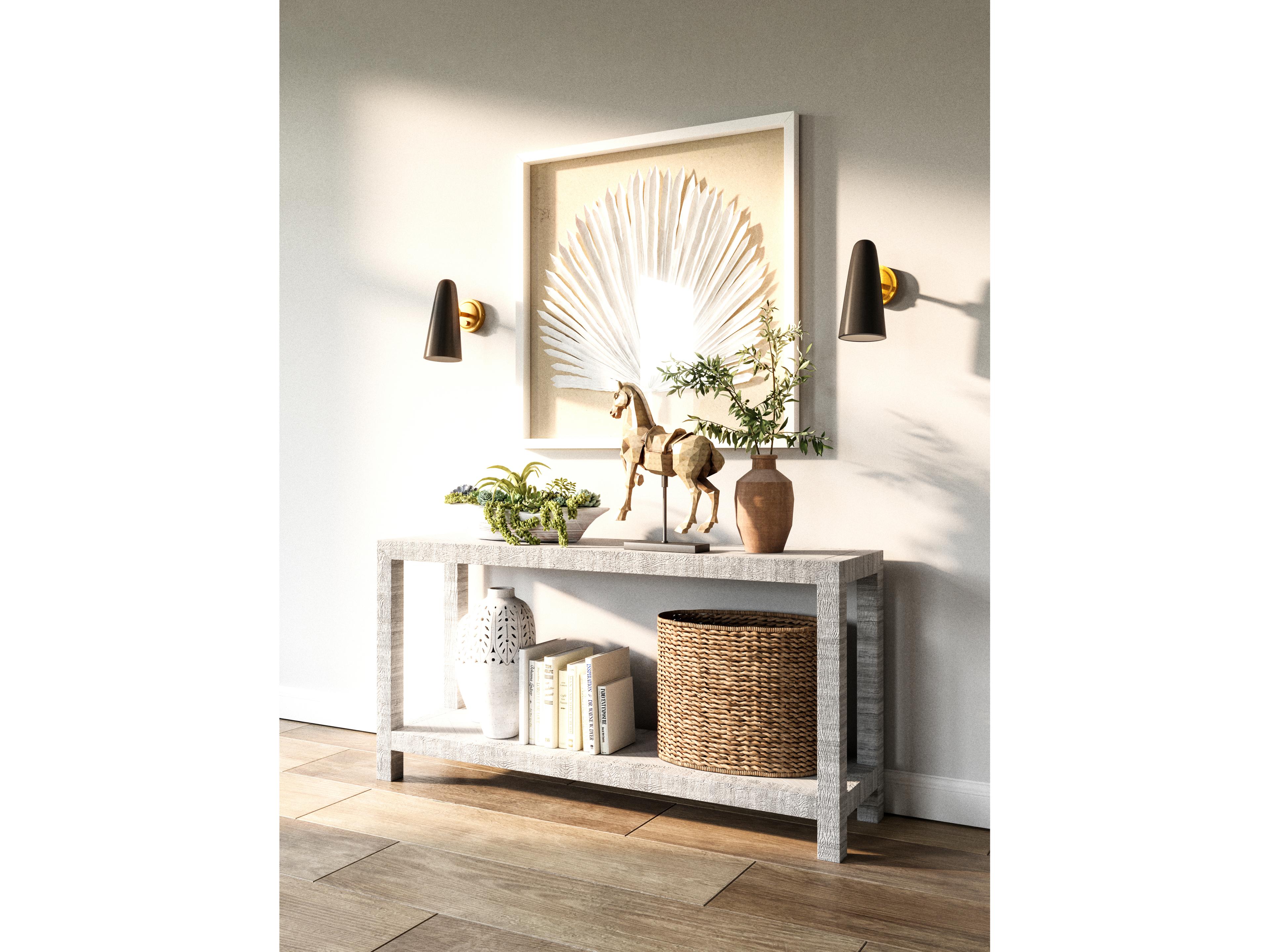 Alora Mood Daniel 1-Light Aged Gold Wall Sconce