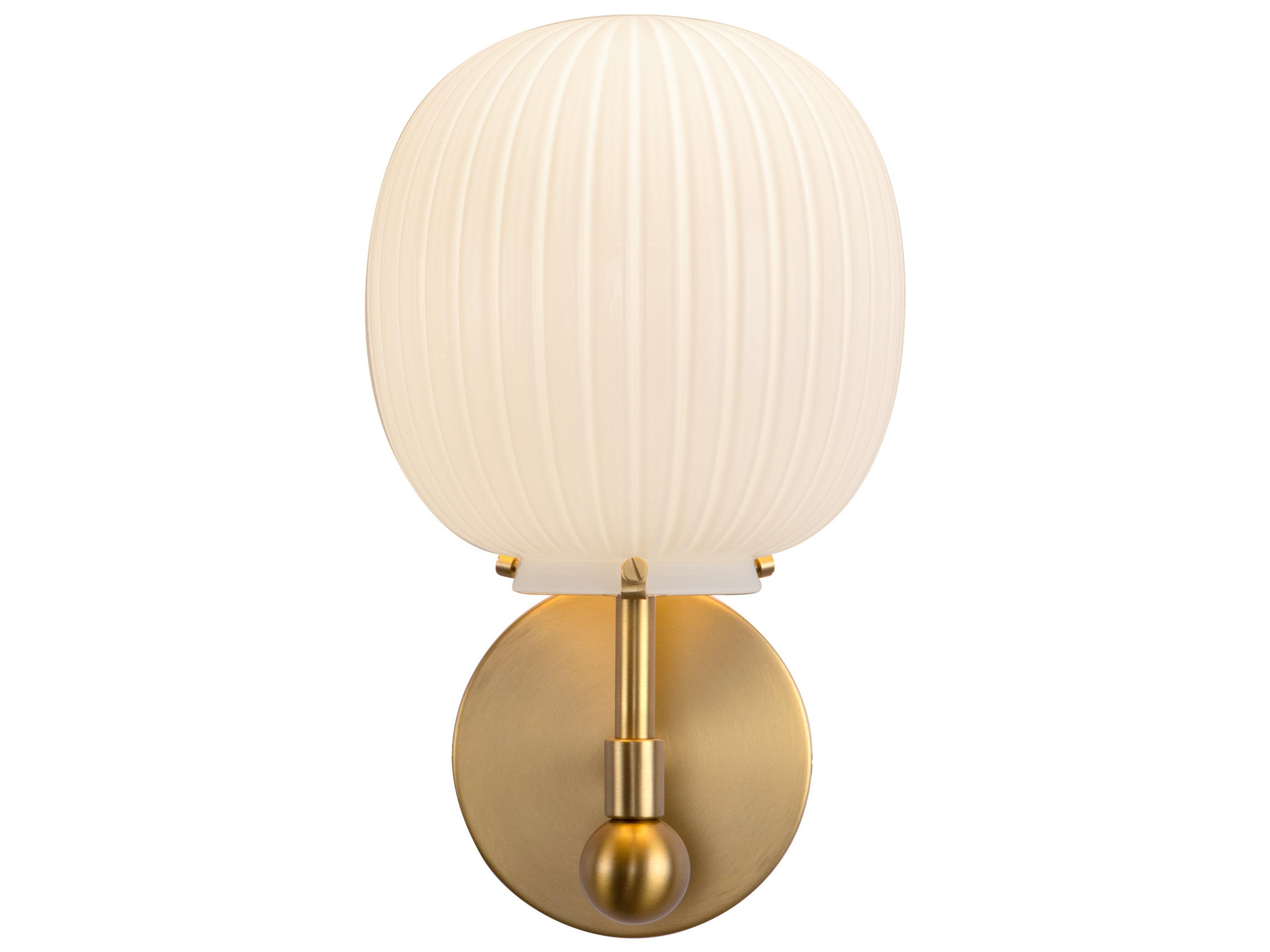 Alora Mood Cherise 1-Light Brushed Gold Wall Sconce