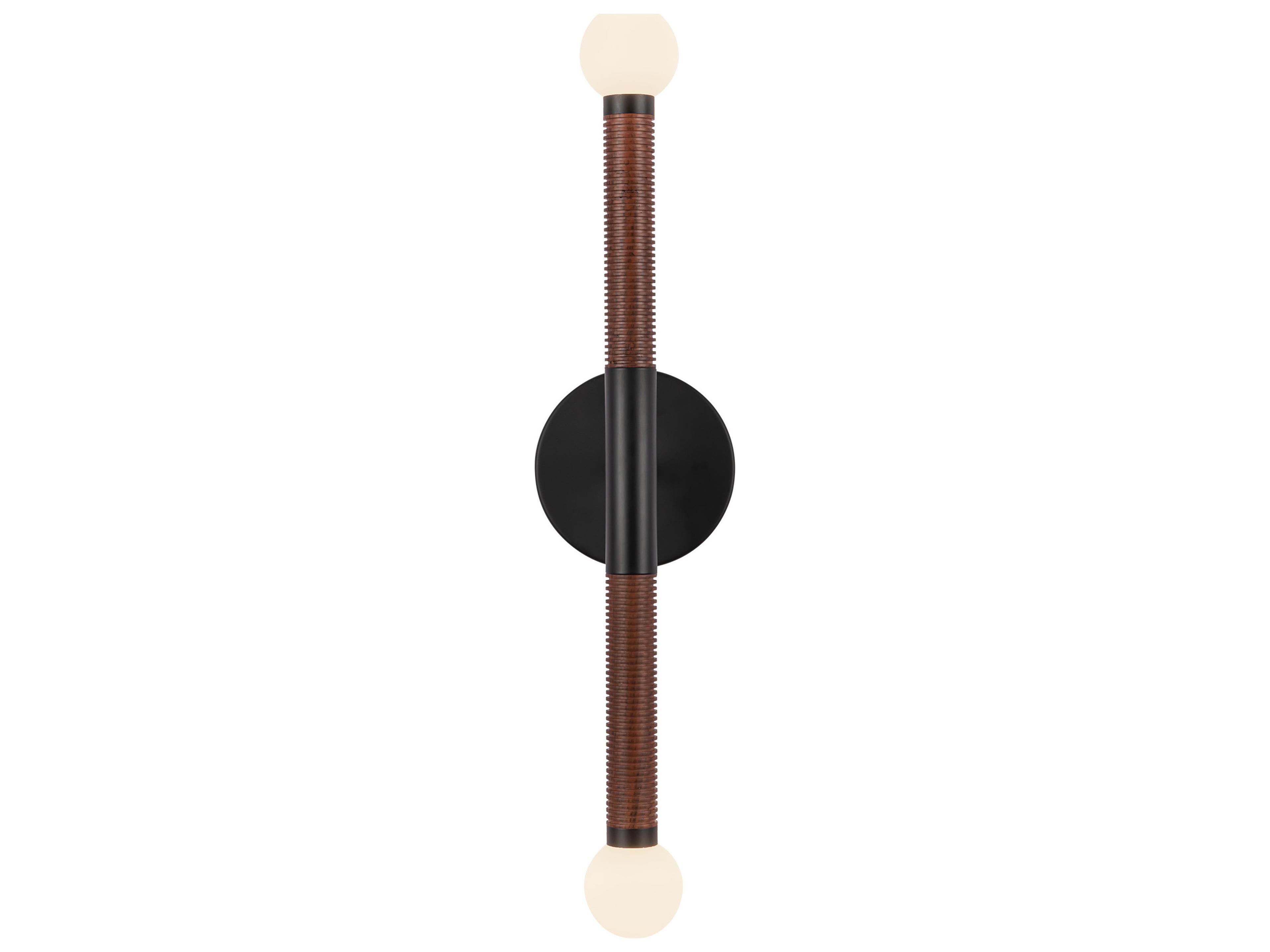 Alora Mood Arden Matte Black Wall Sconce