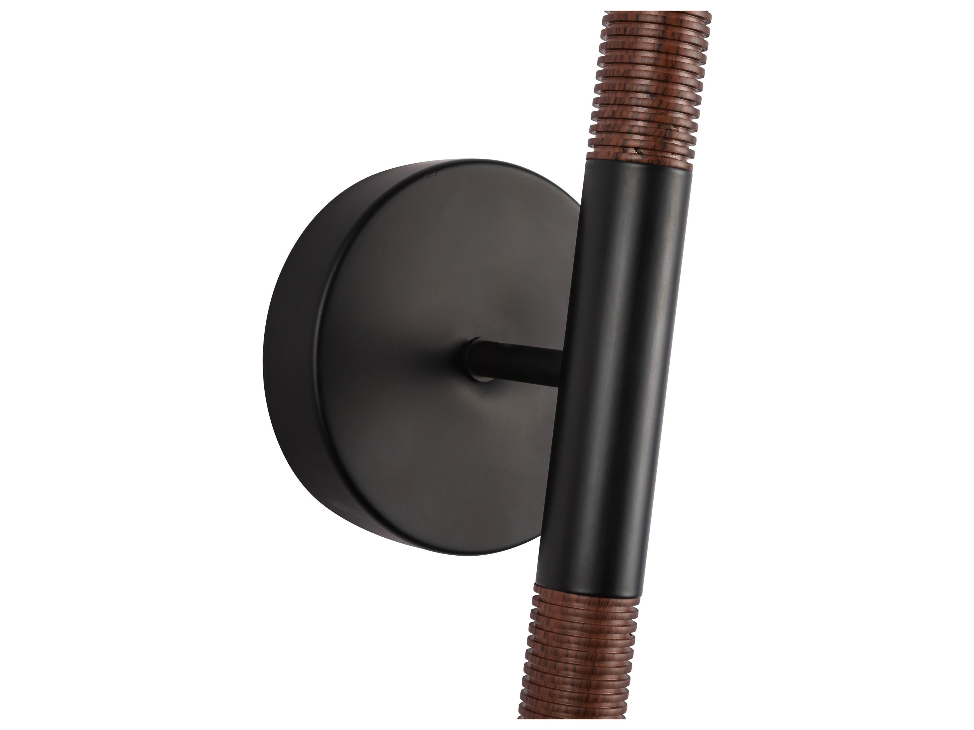 Alora Mood Arden Matte Black Wall Sconce