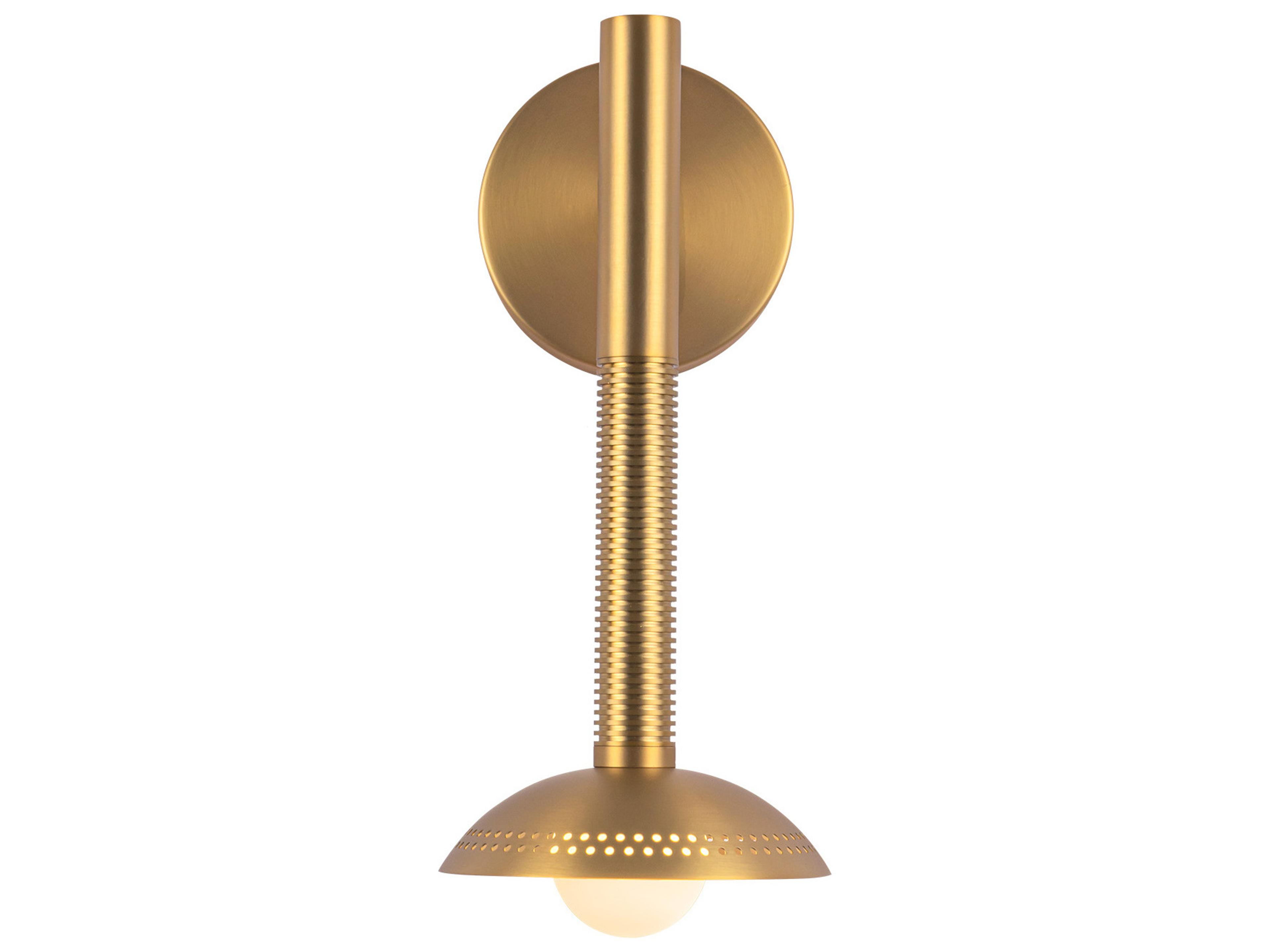 Alora Mood Arden Brushed Gold Wall Sconce