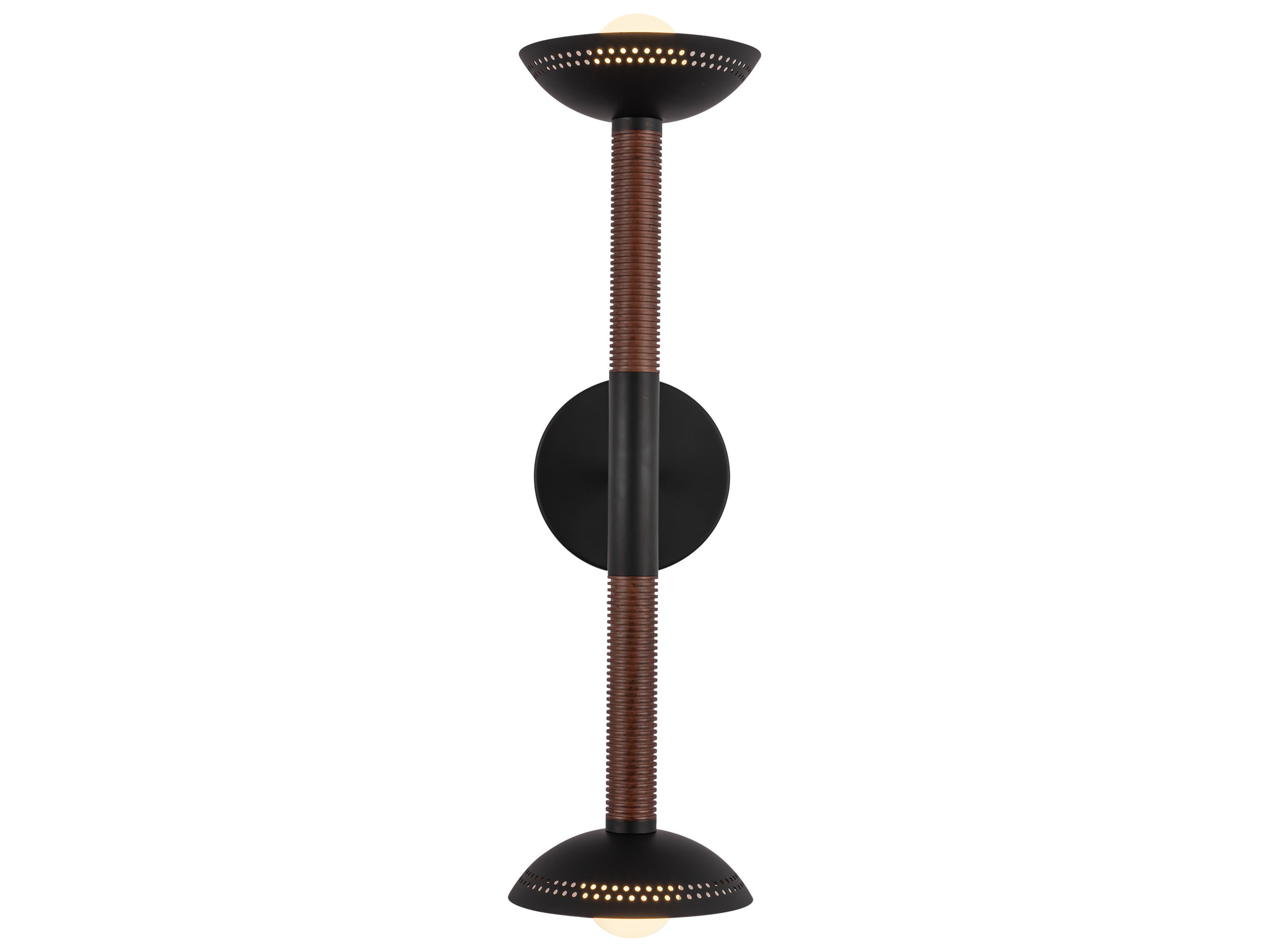 Alora Mood Arden Matte Black Wall Sconce