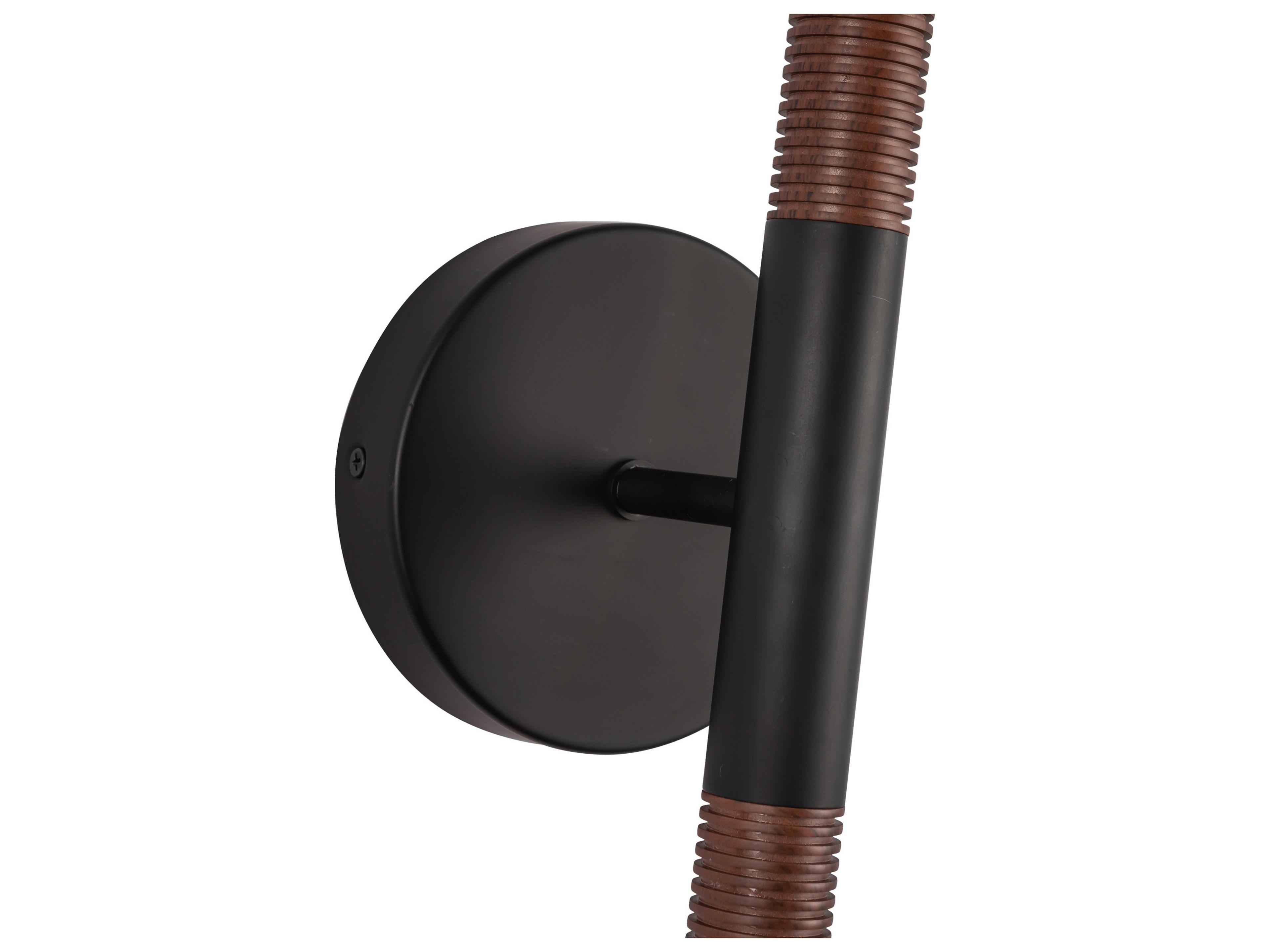 Alora Mood Arden Matte Black Wall Sconce