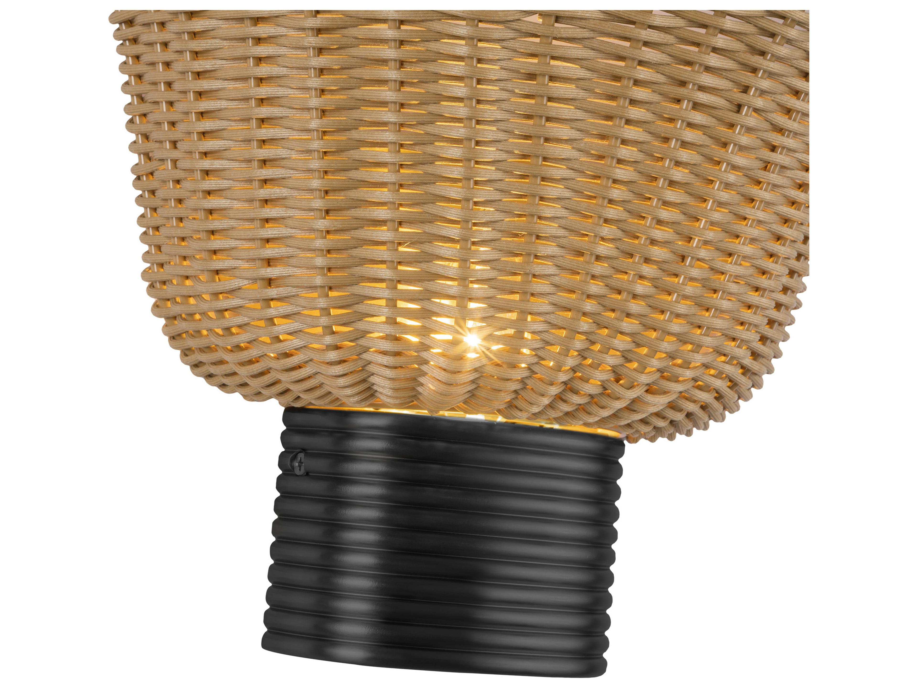 Alora Mood Rancho 1-Light Matte Black Wall Sconce