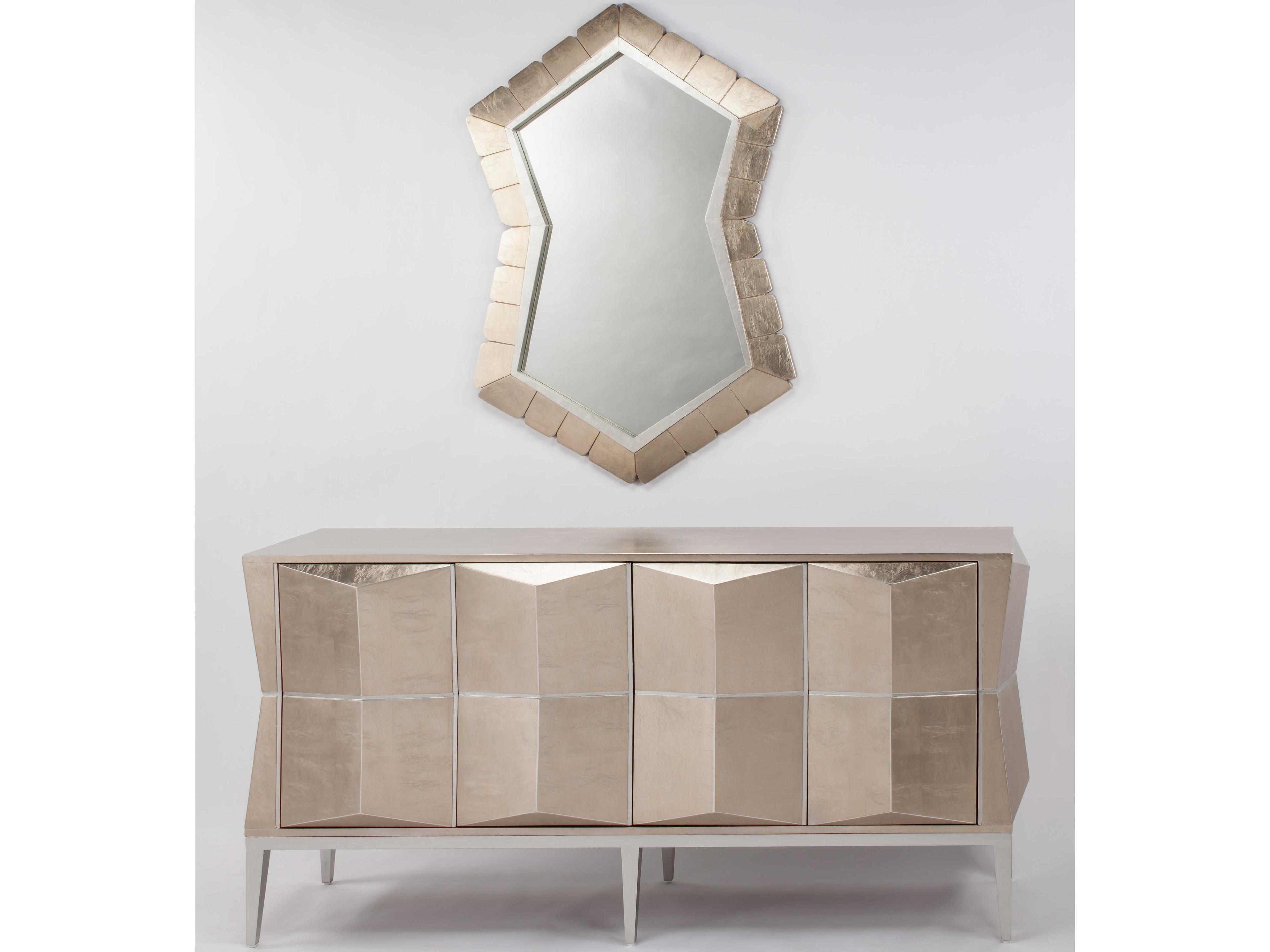 Artmax Champagne Silver Wall Mirror