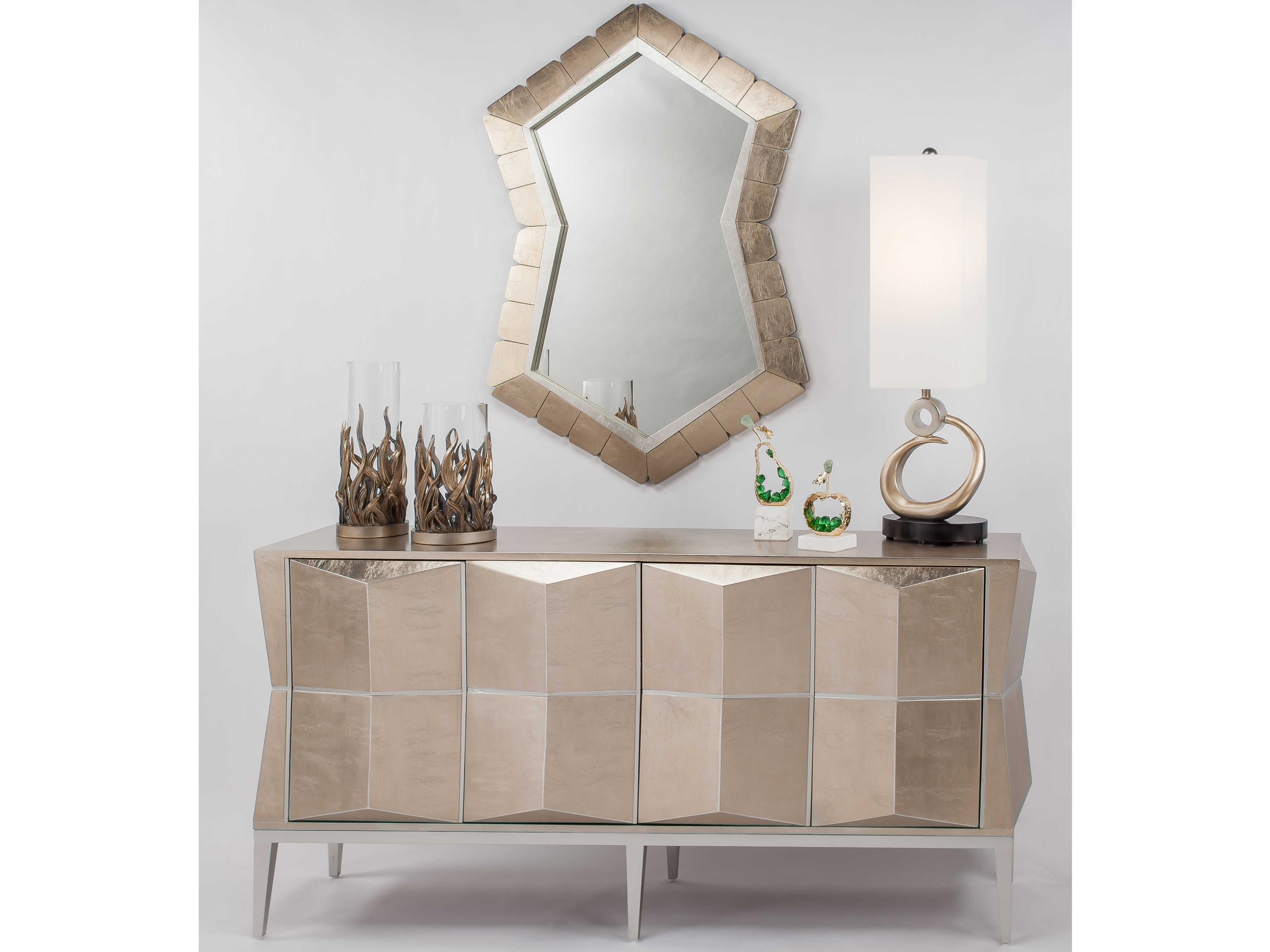 Artmax Champagne Silver Wall Mirror