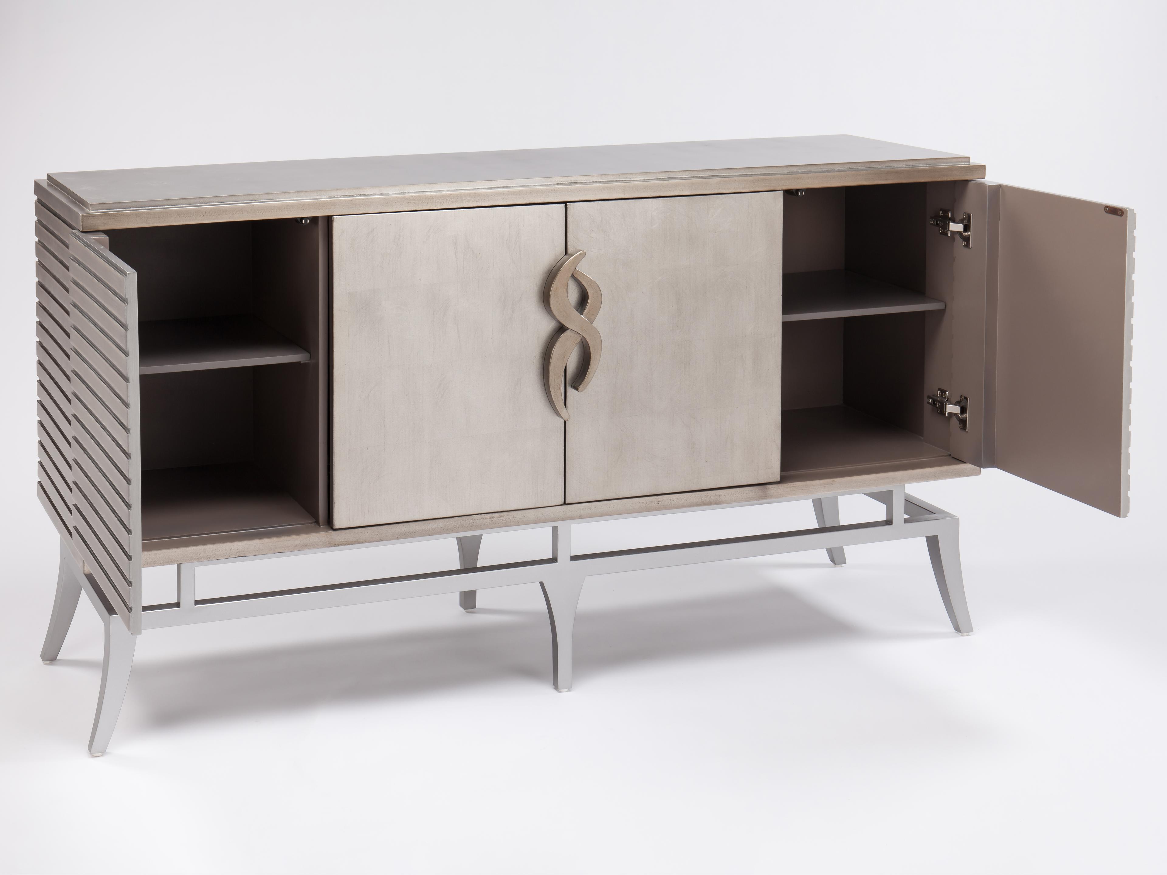 Artmax Warm Silverleaf Accent Chest