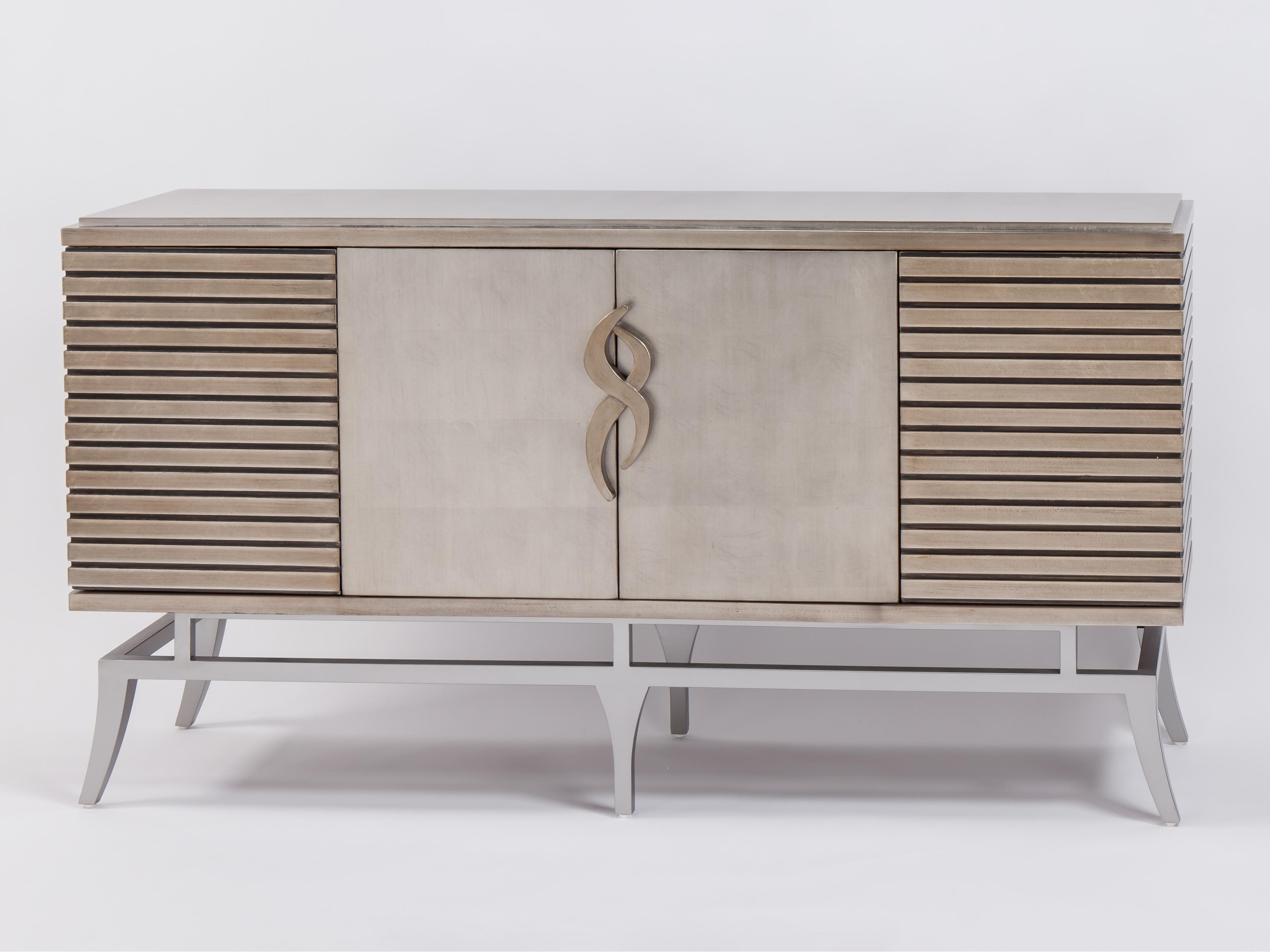 Artmax Warm Silverleaf Accent Chest