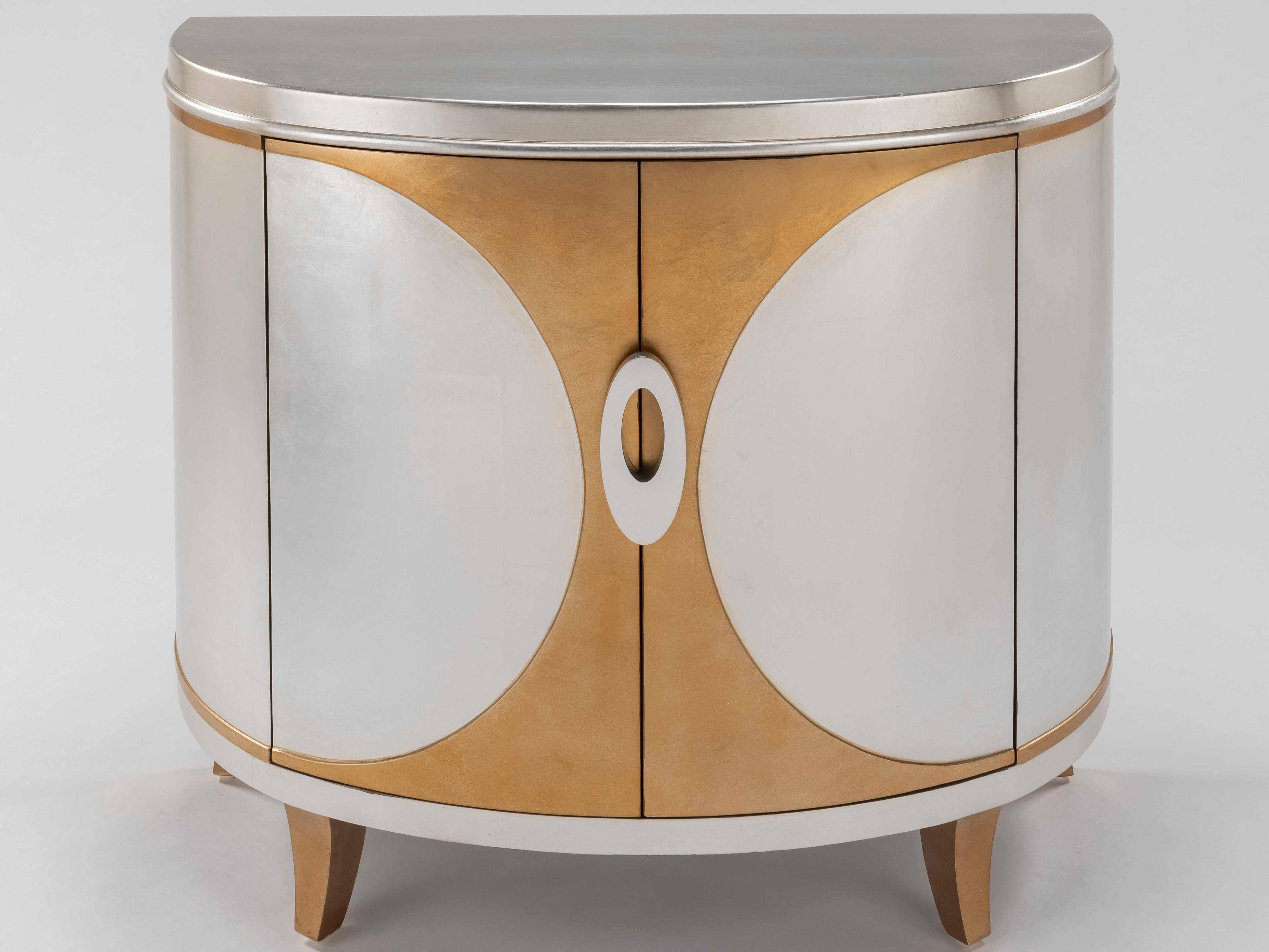 Artmax Goldleaf Silverleaf Accent Chest