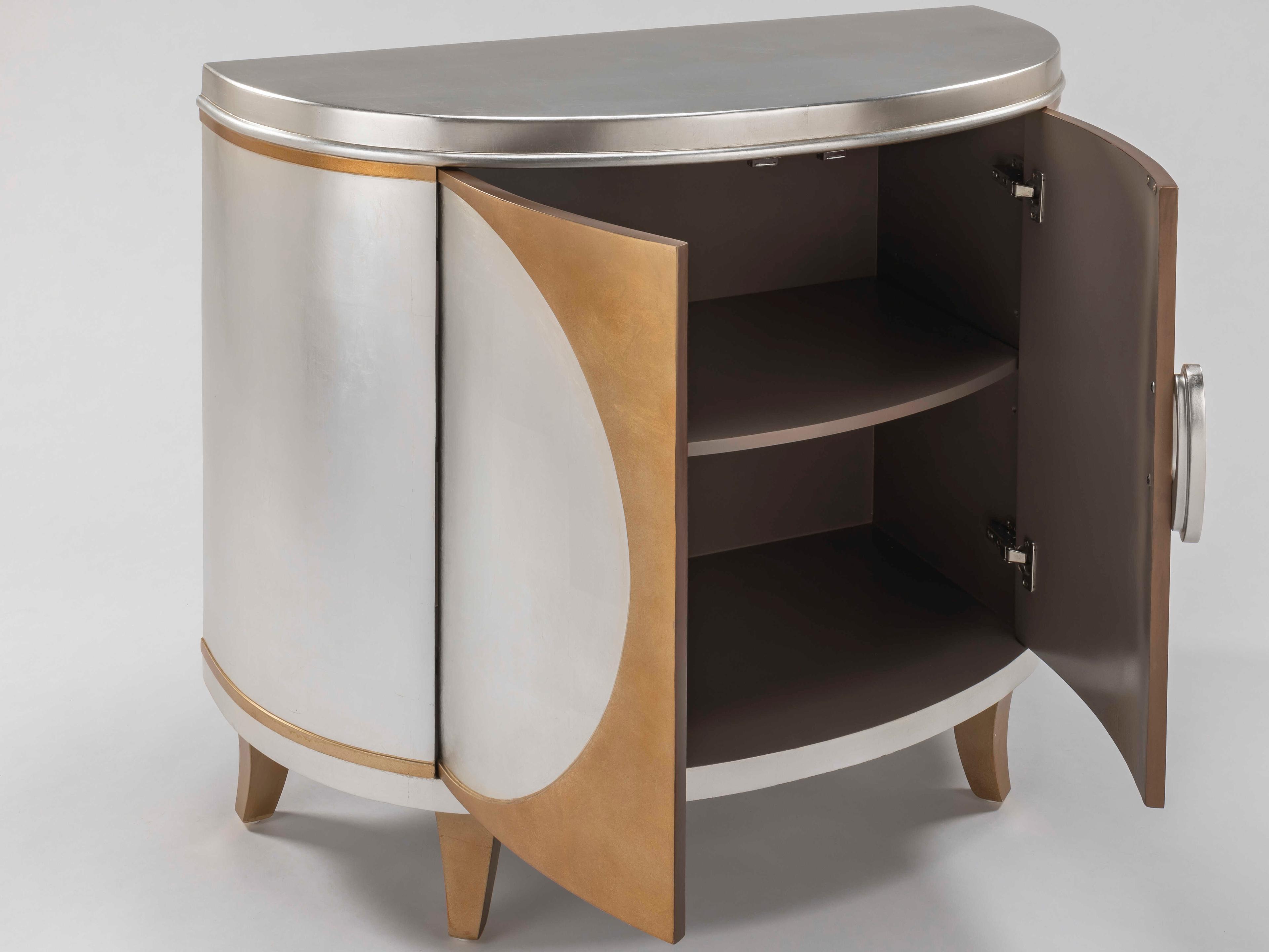 Artmax Goldleaf Silverleaf Accent Chest