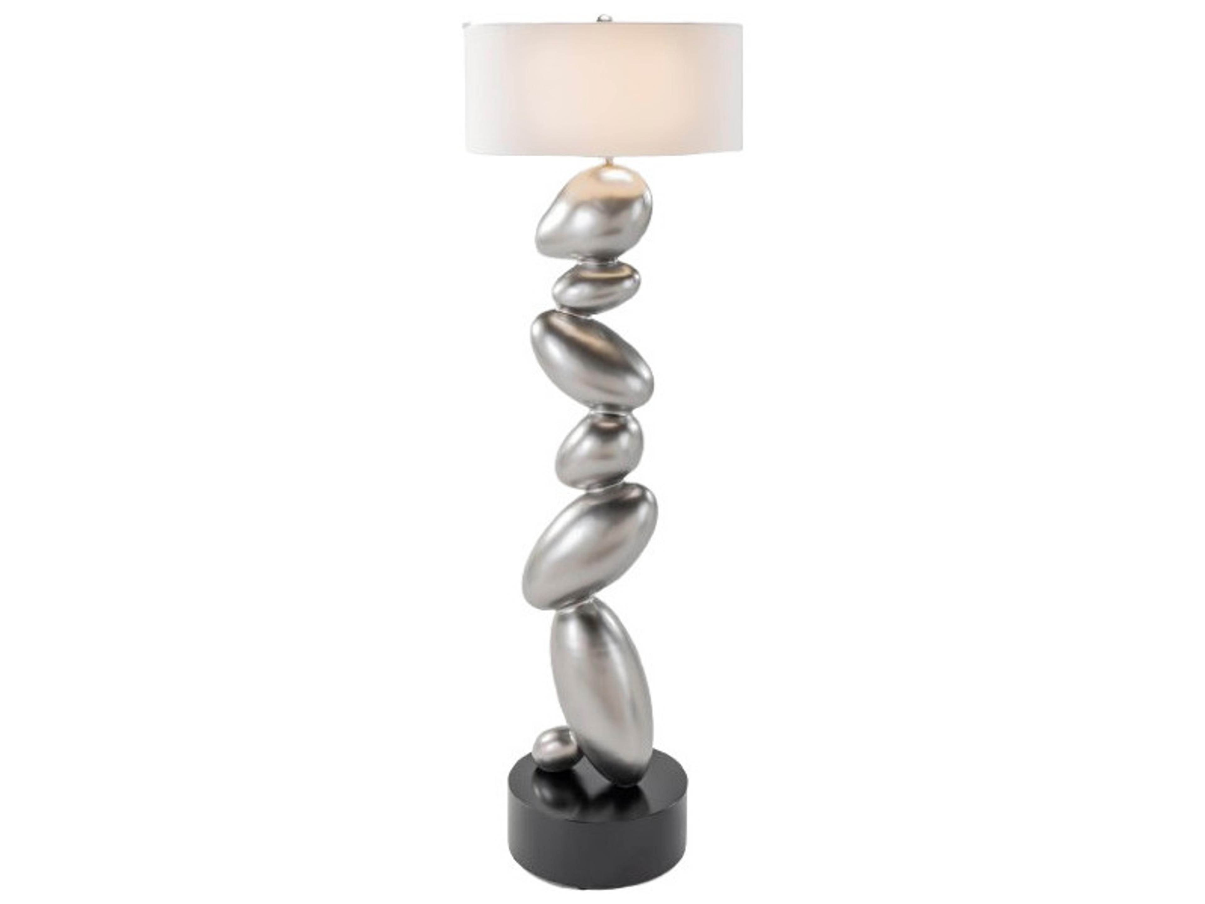 Black Silver Floor Lamp