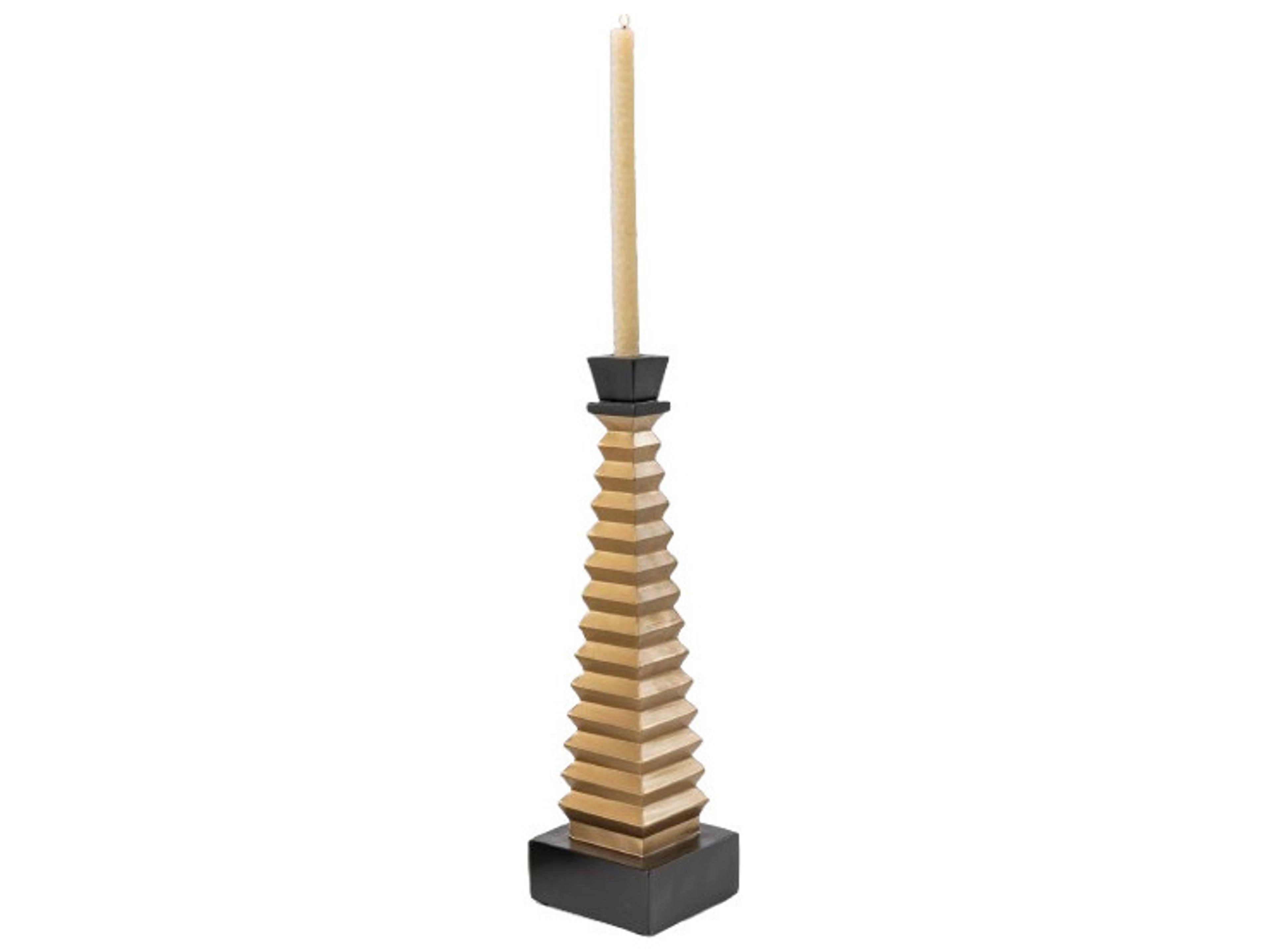 Black Gold Candle Holder