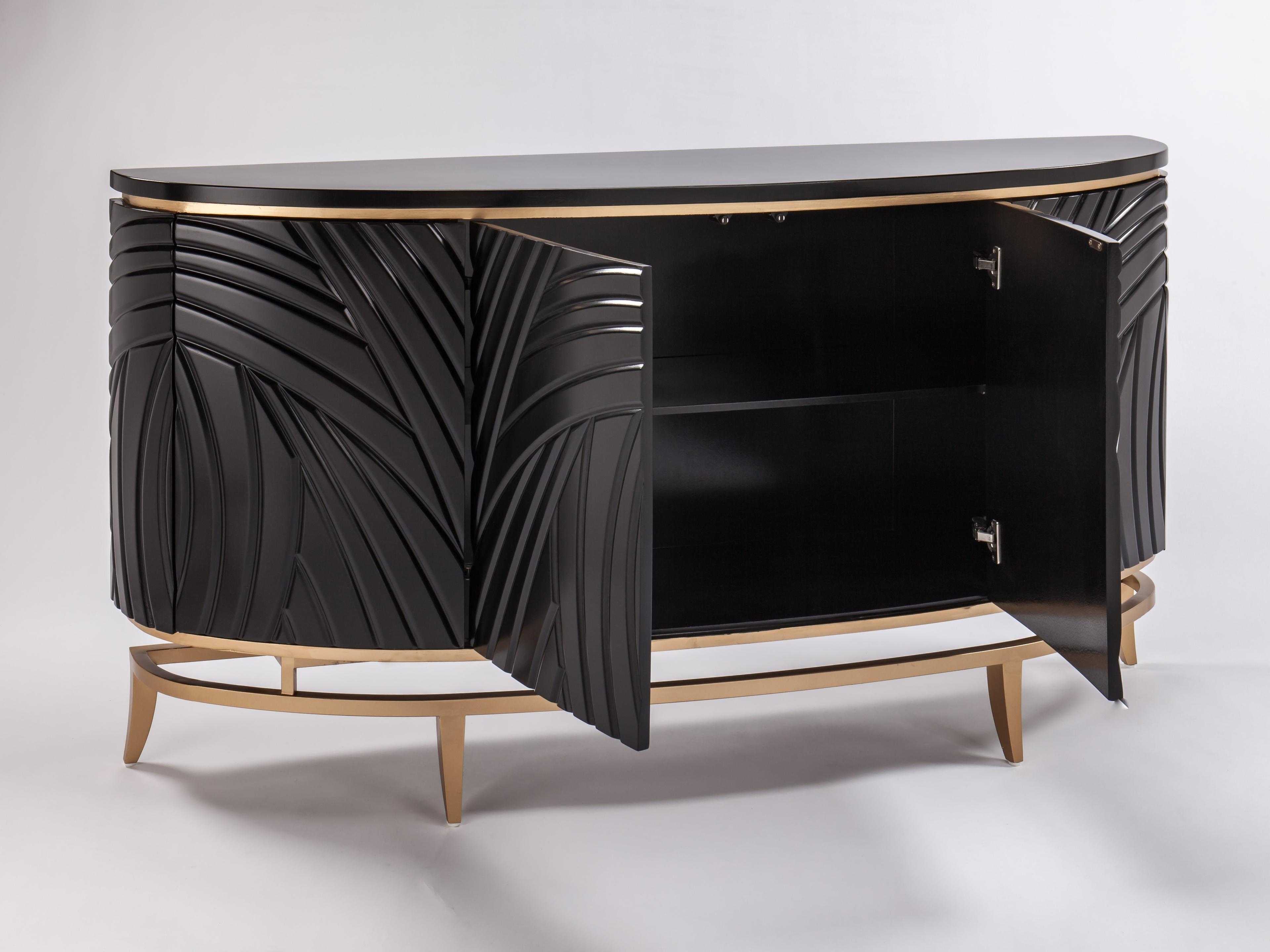 Artmax Black Accent Chest