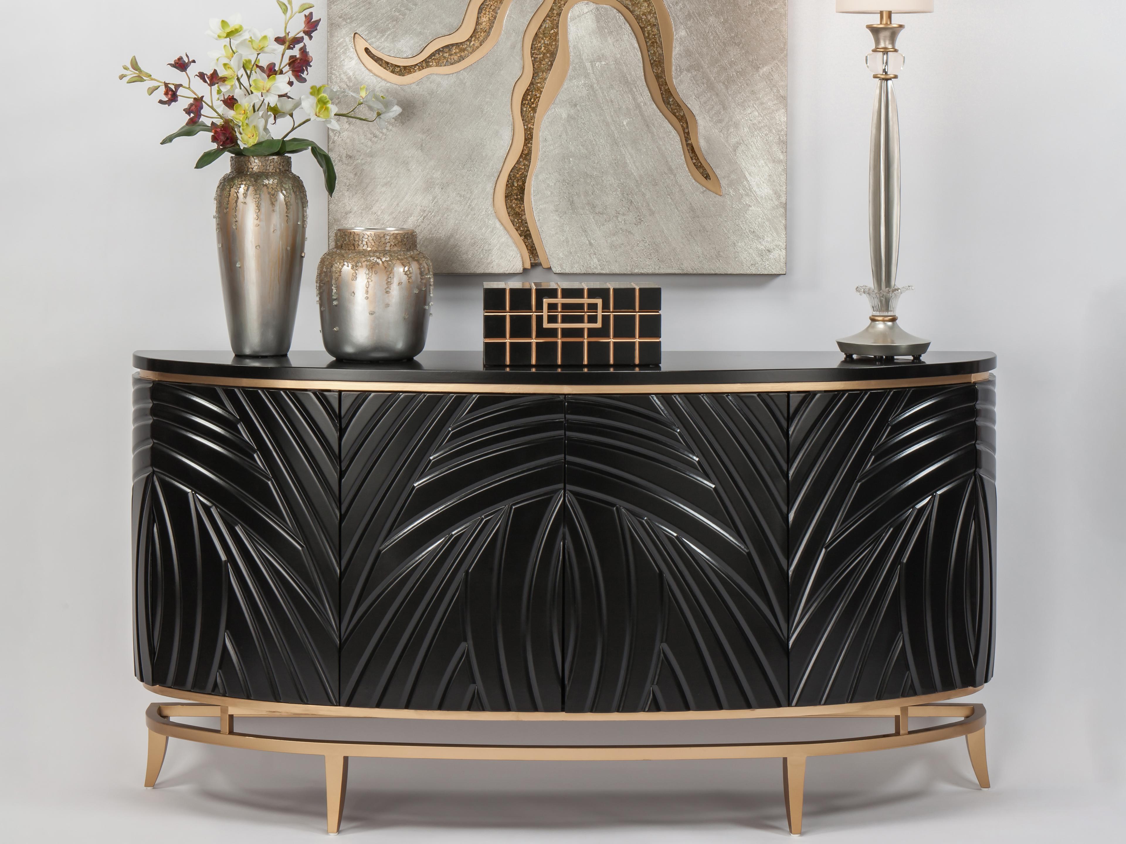 Artmax Black Accent Chest